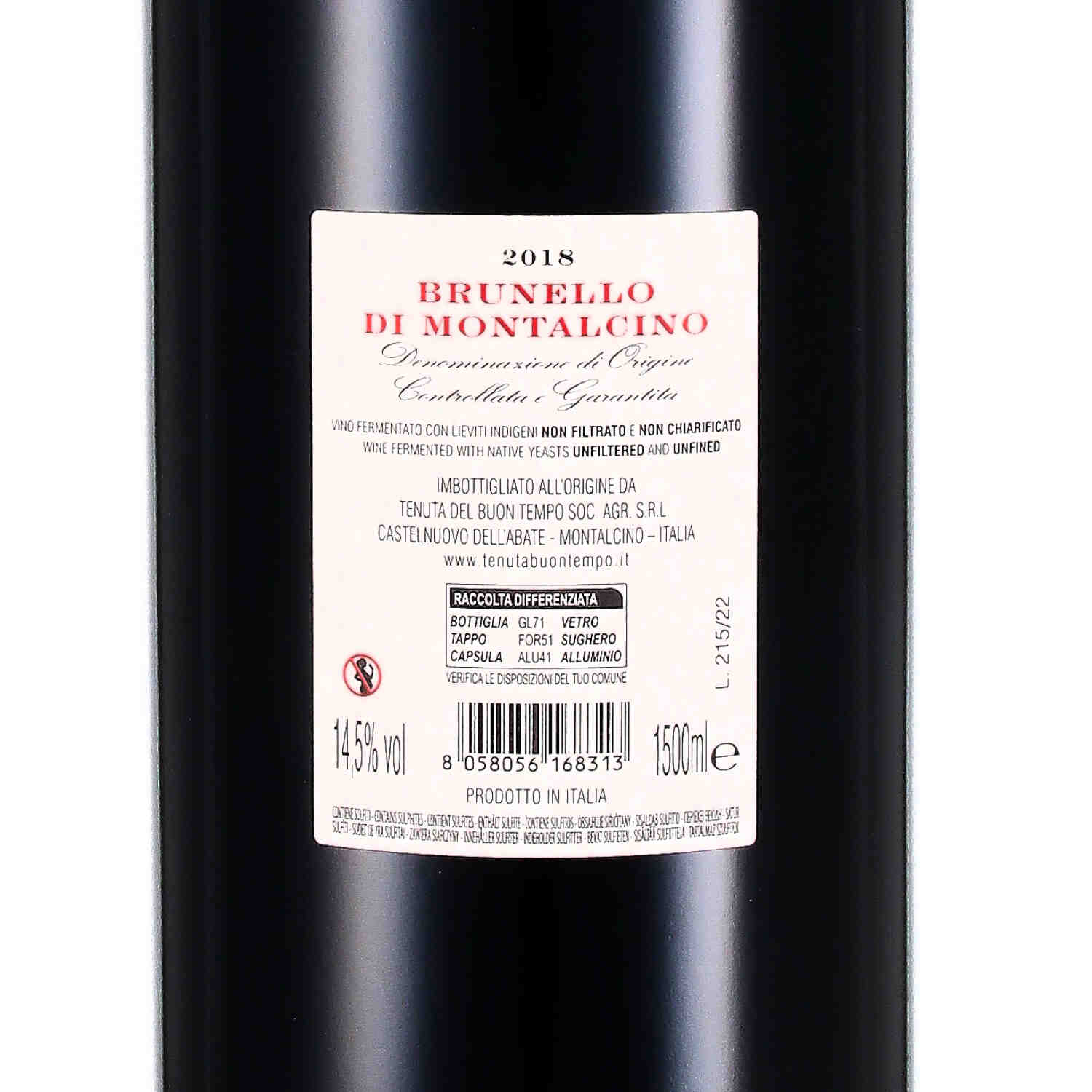Brunello di Montalcino DOCG 2018 - Magnum