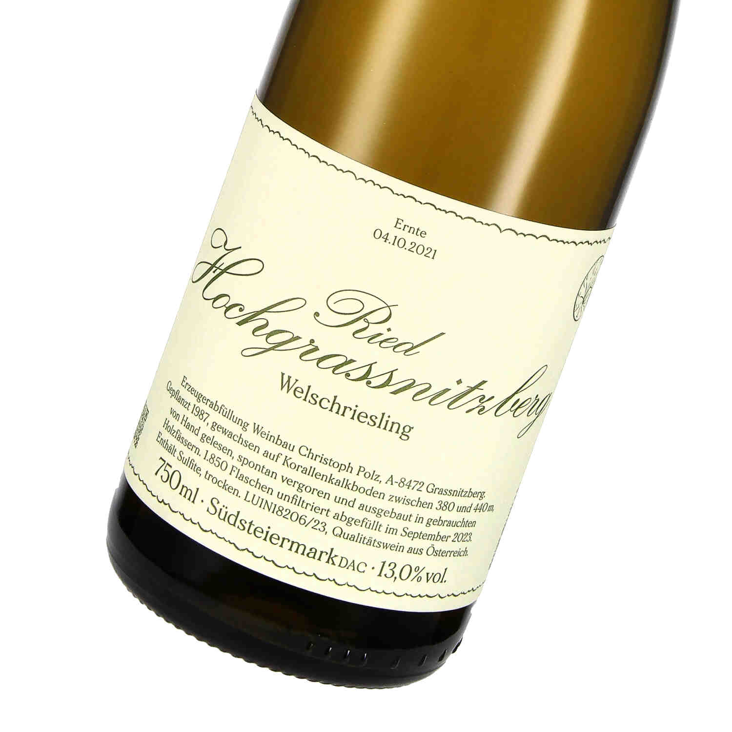 Welschriesling Hochgrassnitzberg, 2021, QW