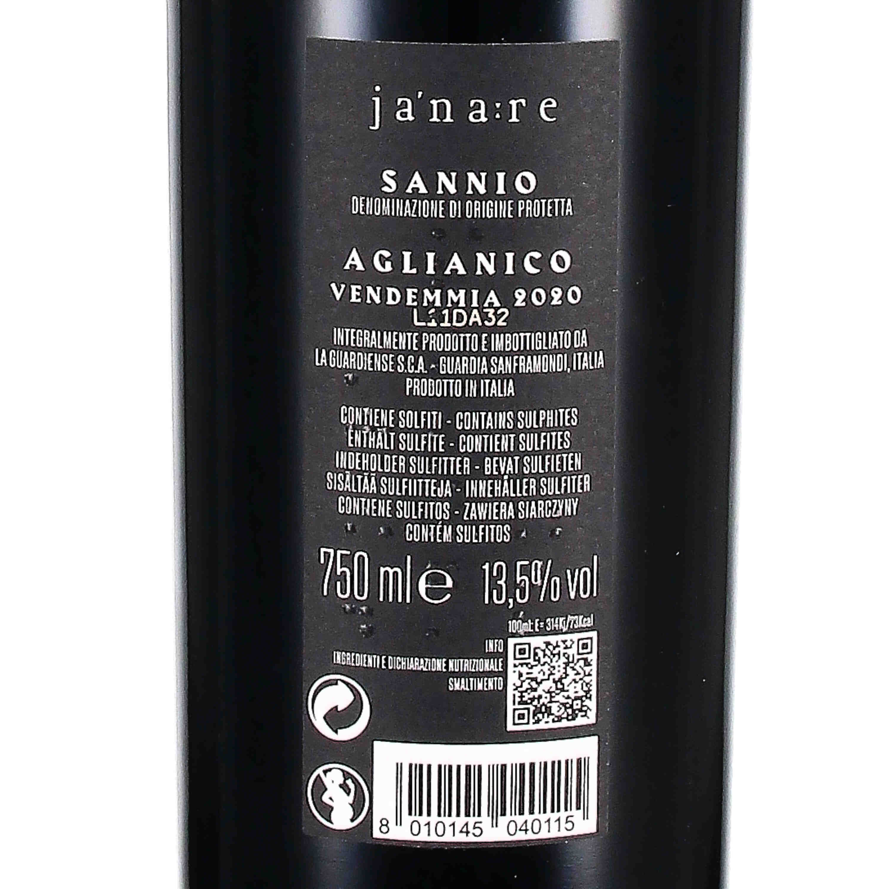 Aglianico Sannio DOP "Lucchero" 2020