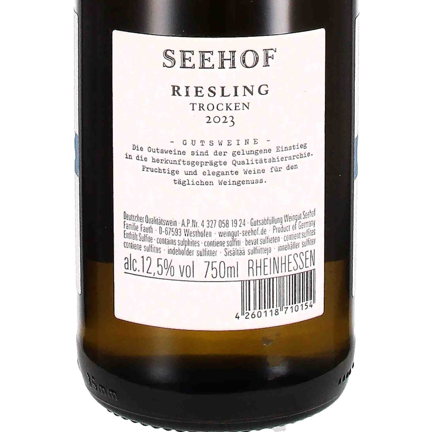 Riesling trocken 2023, QW