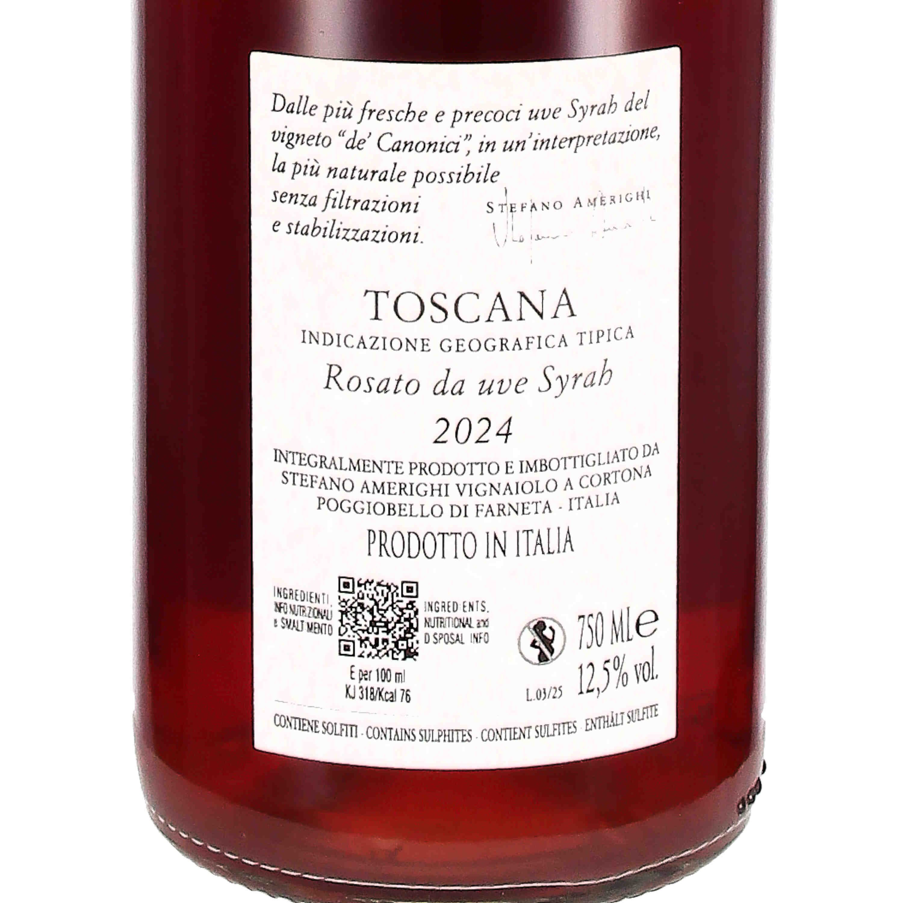 Syrah Rosa Toscana Rosato IGT 2024