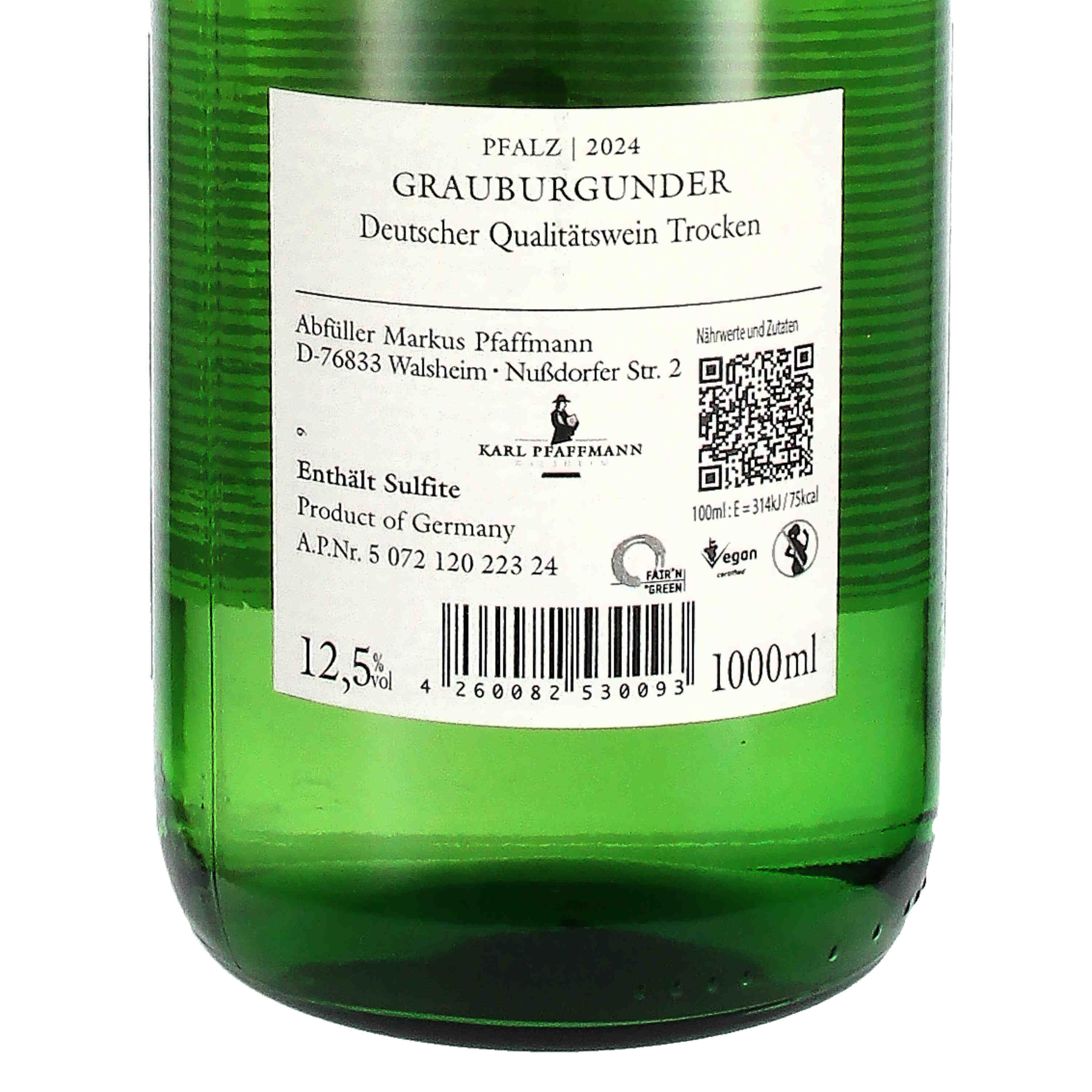 Grauburgunder 2024 QW - Liter