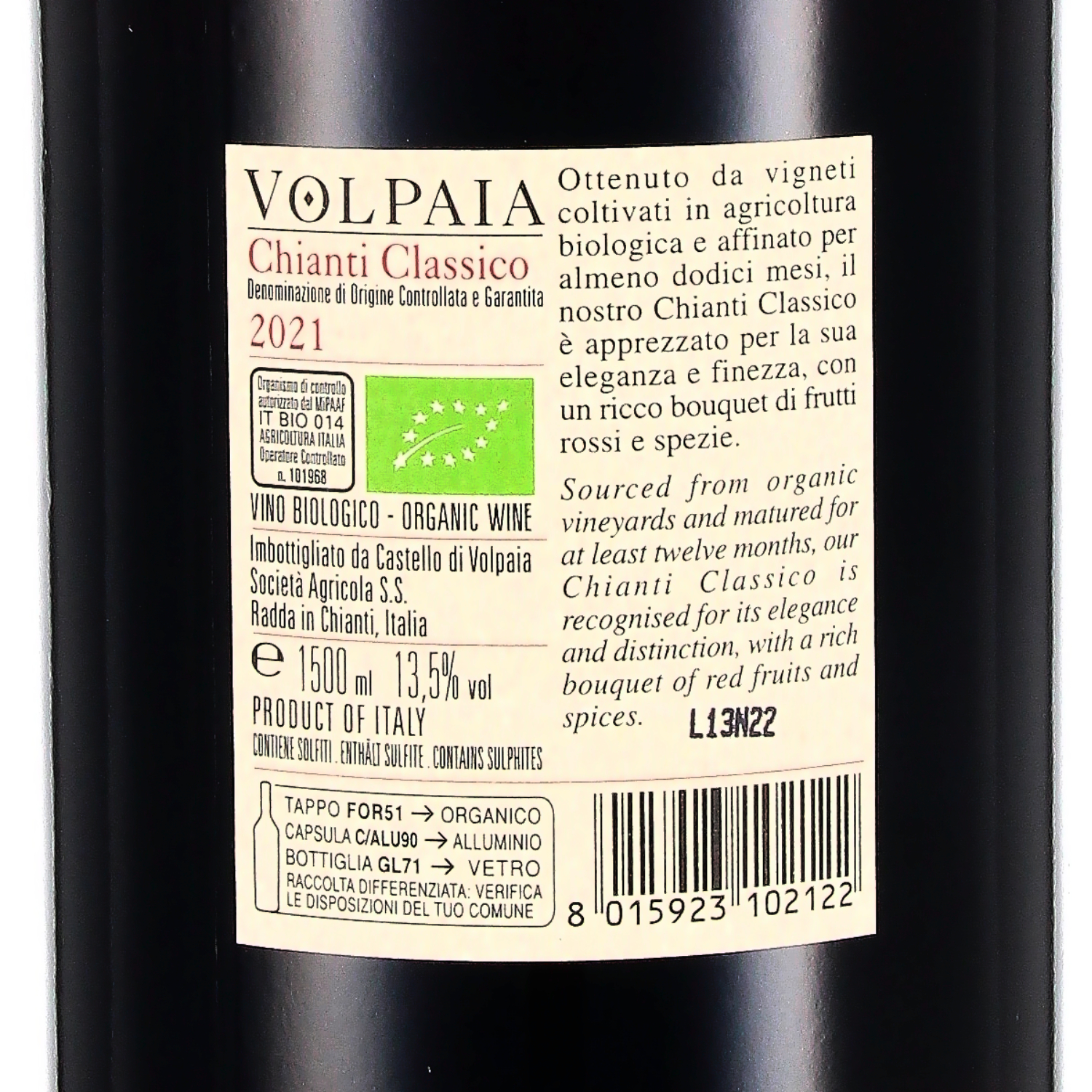 Chianti Classico DOCG 2021 (bio) - Magnum