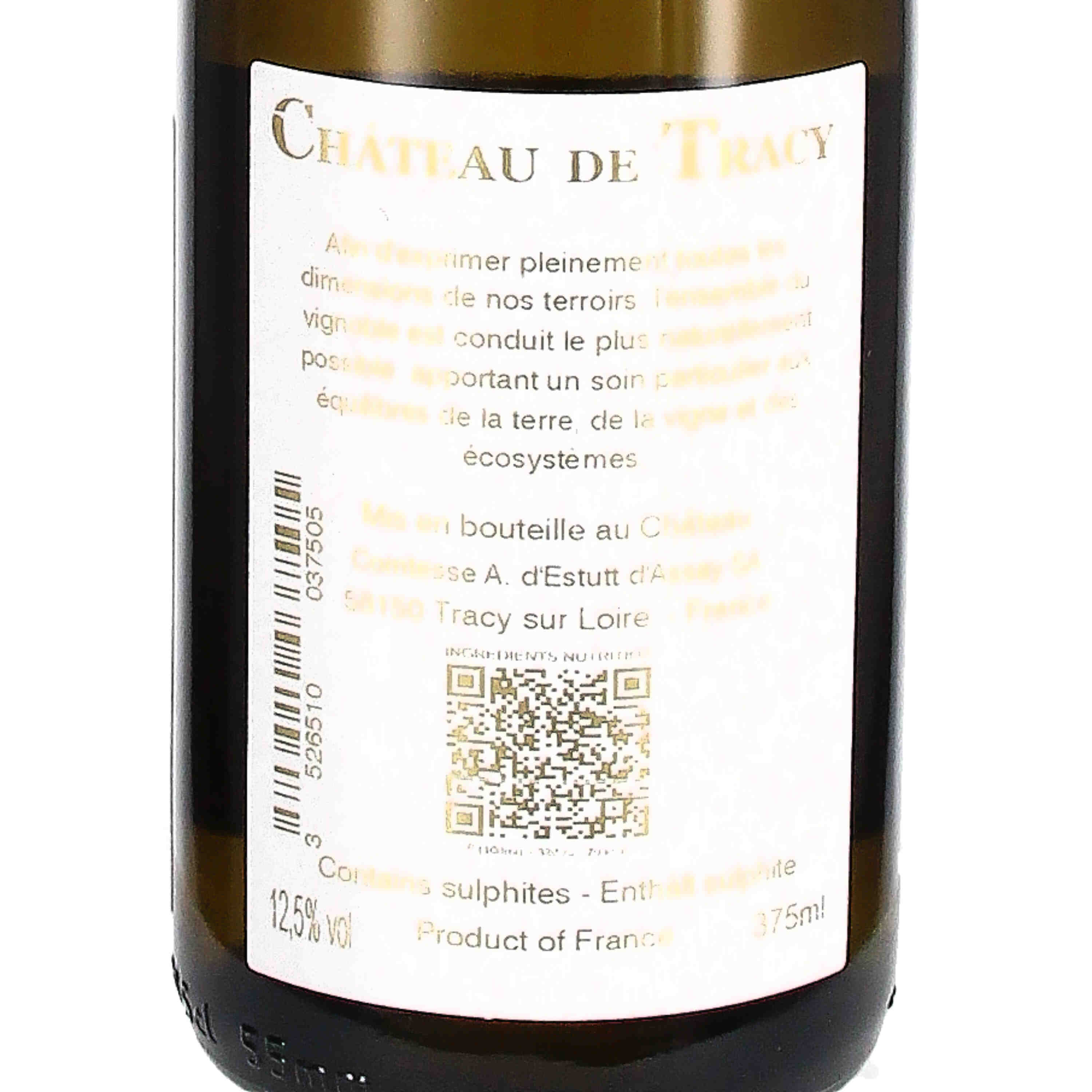 Pouilly Fumé Château de Tracy 2025 AOC halbe Flasche  (bio)