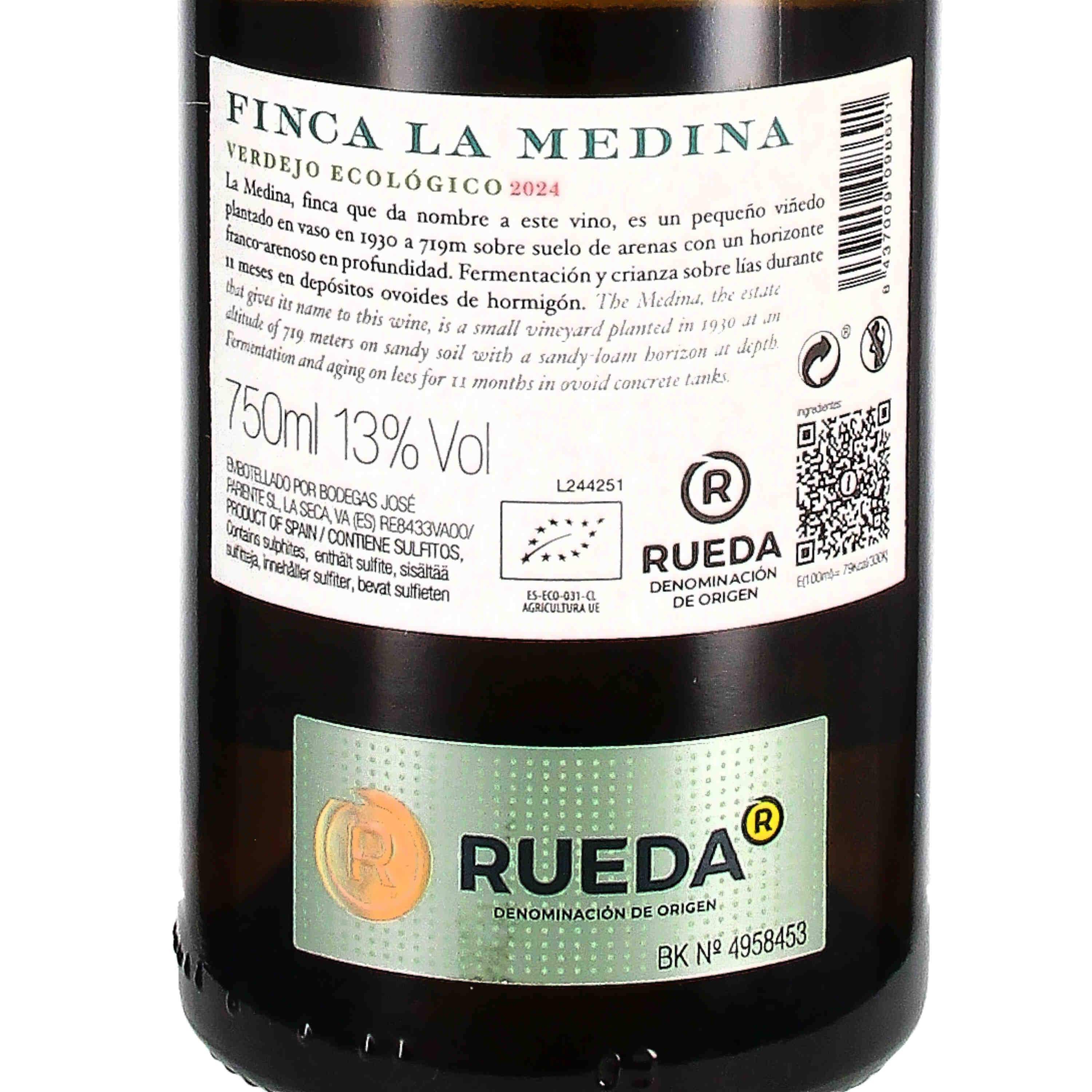 "Finca La Medina" Rueda D. O. 2024 (bio)