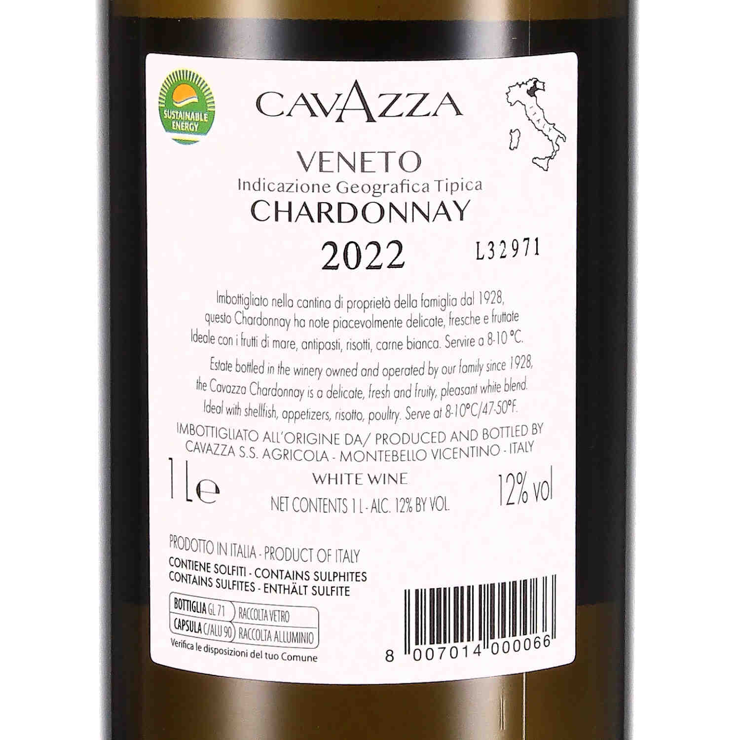 Chardonnay Veneto IGT 2022 - Liter