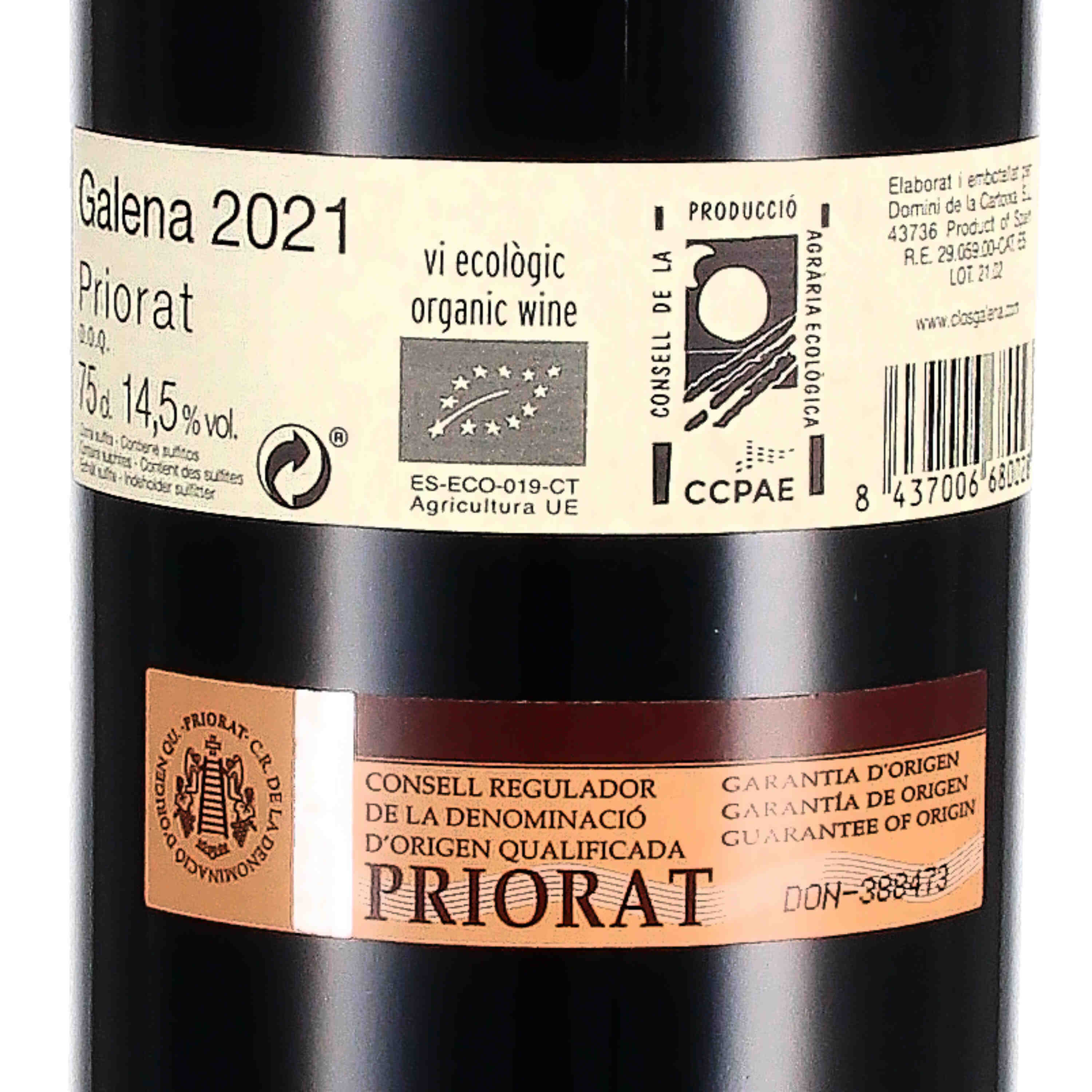 Galena Priorat D.O.Q. 2021 (bio)