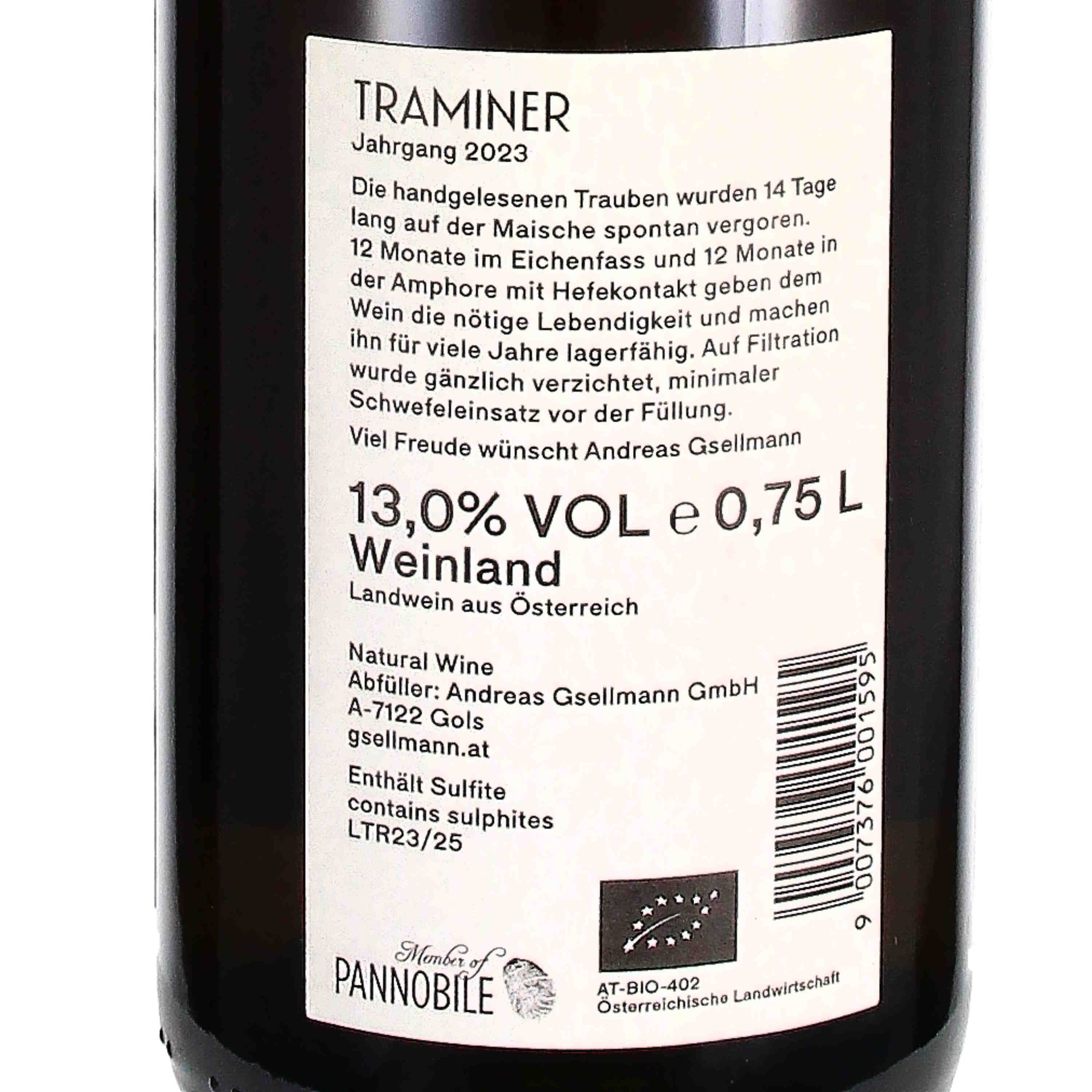 Traminer 2023 (bio)