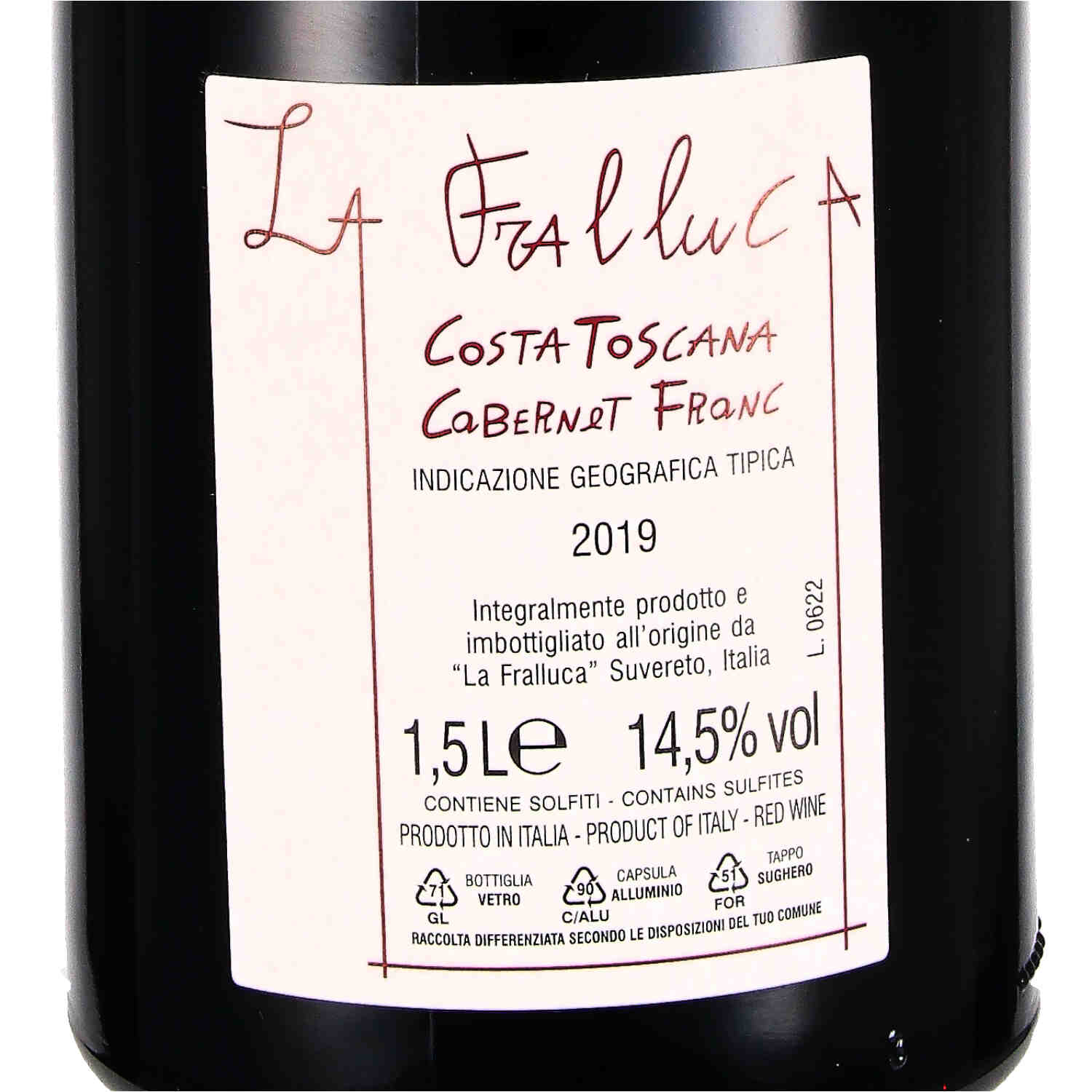 Cabernet Franc Costa Toscana IGT 2019 - Magnum