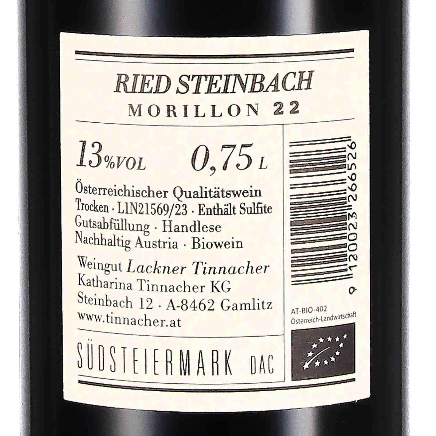 Morillon Steinbach 2022, Qw (bio)