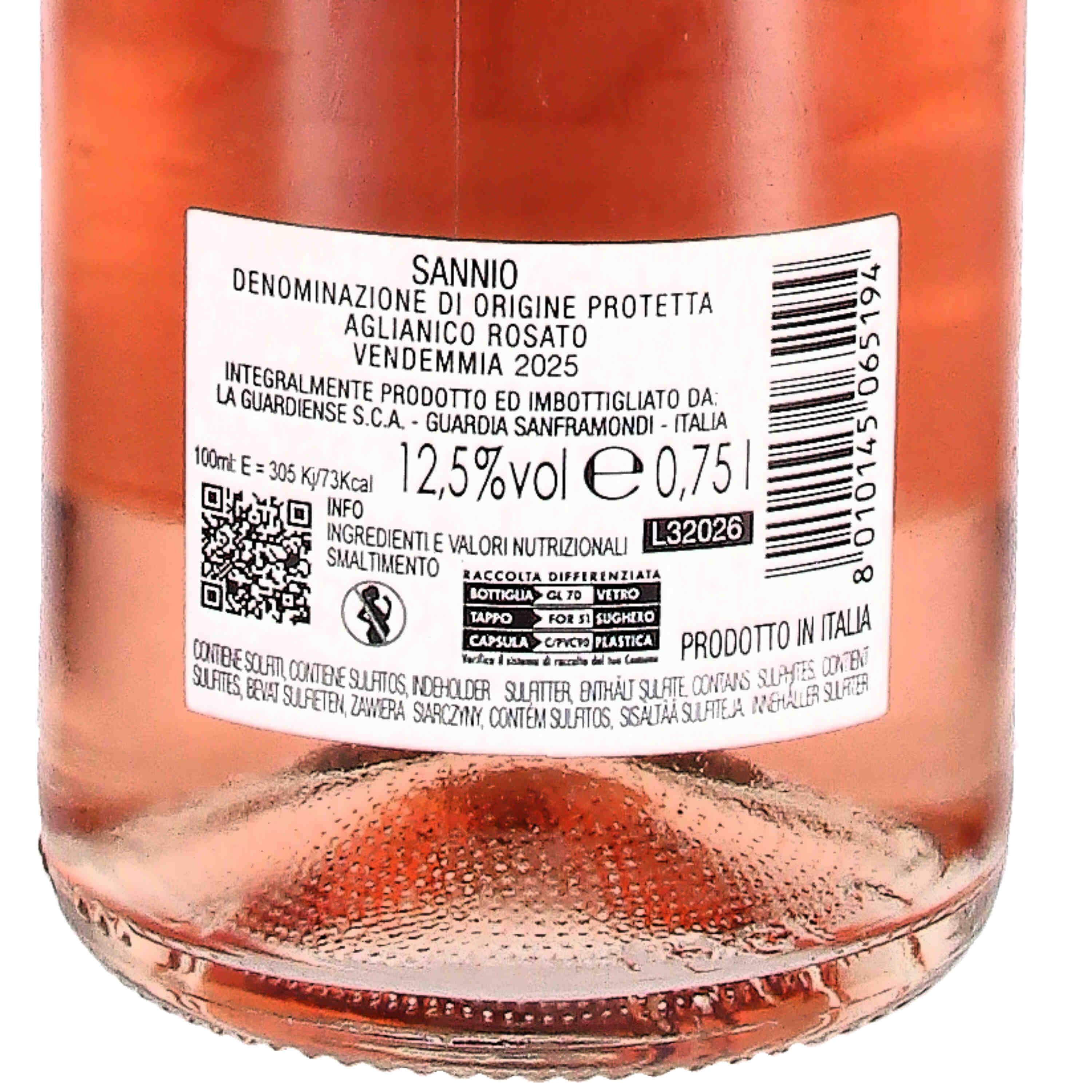 Aglianico Rosato del Sannio DOP "Nafris" 2025