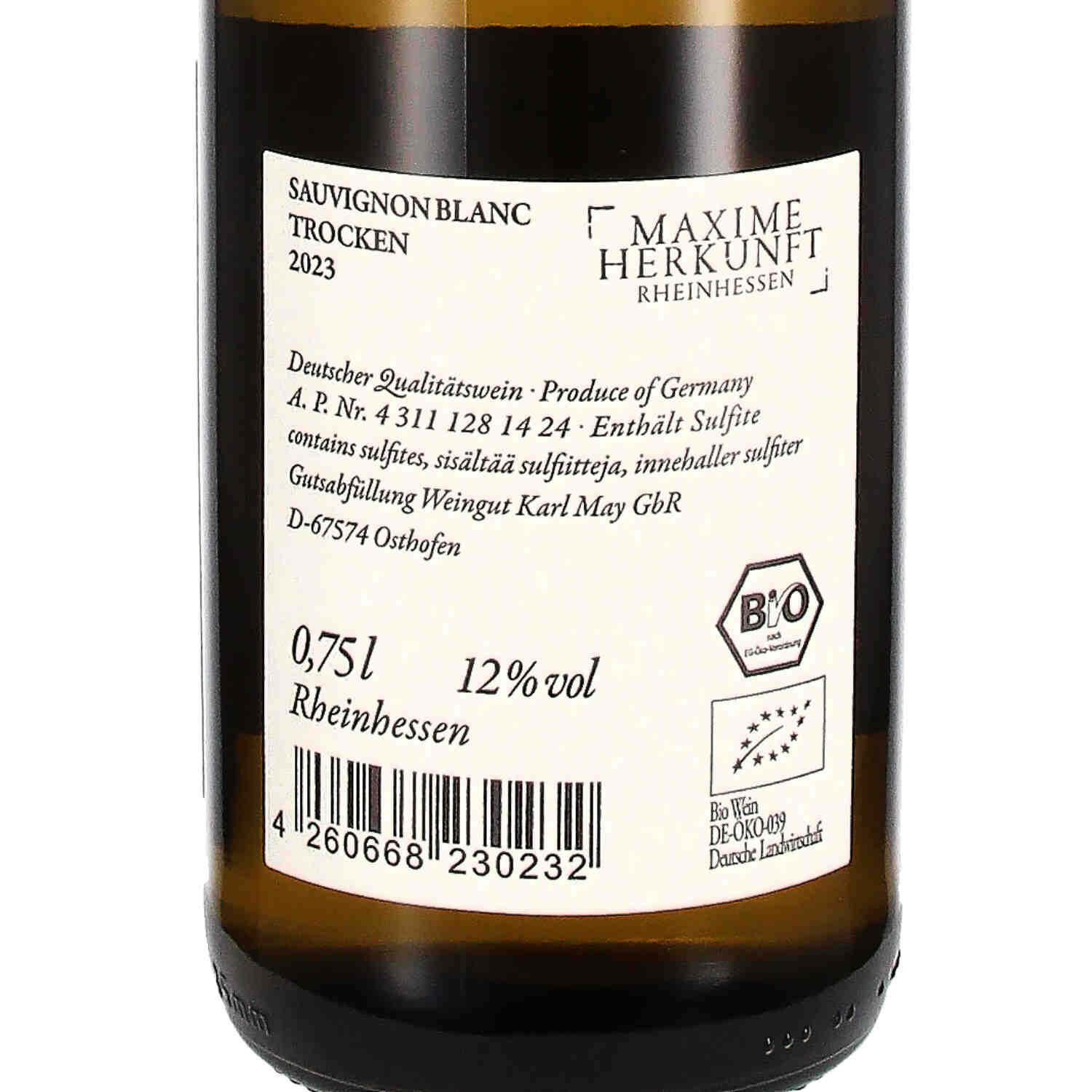Sauvignon Blanc trocken 2023 (bio)