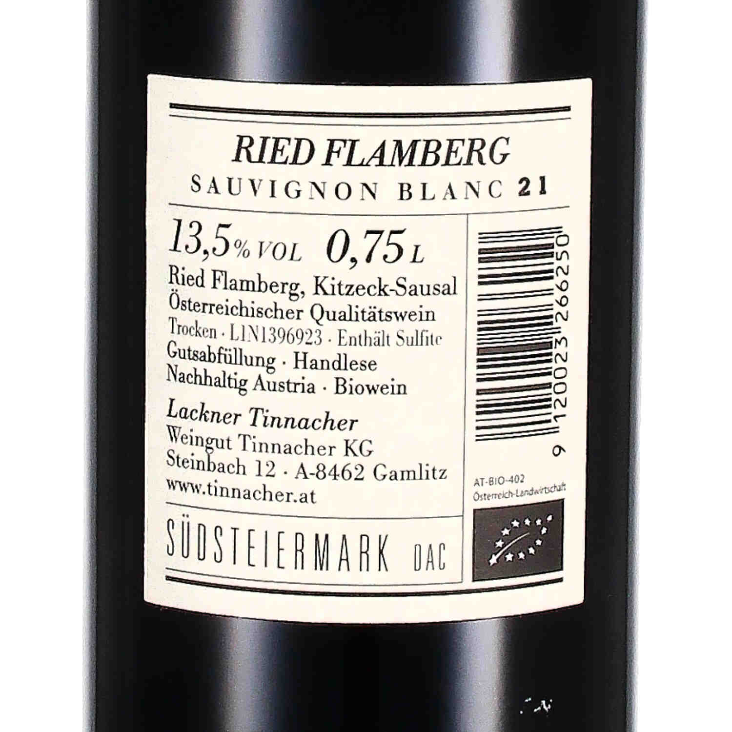 Sauvignon Blanc "Flamberg" Große STK Lage 2021 (bio)