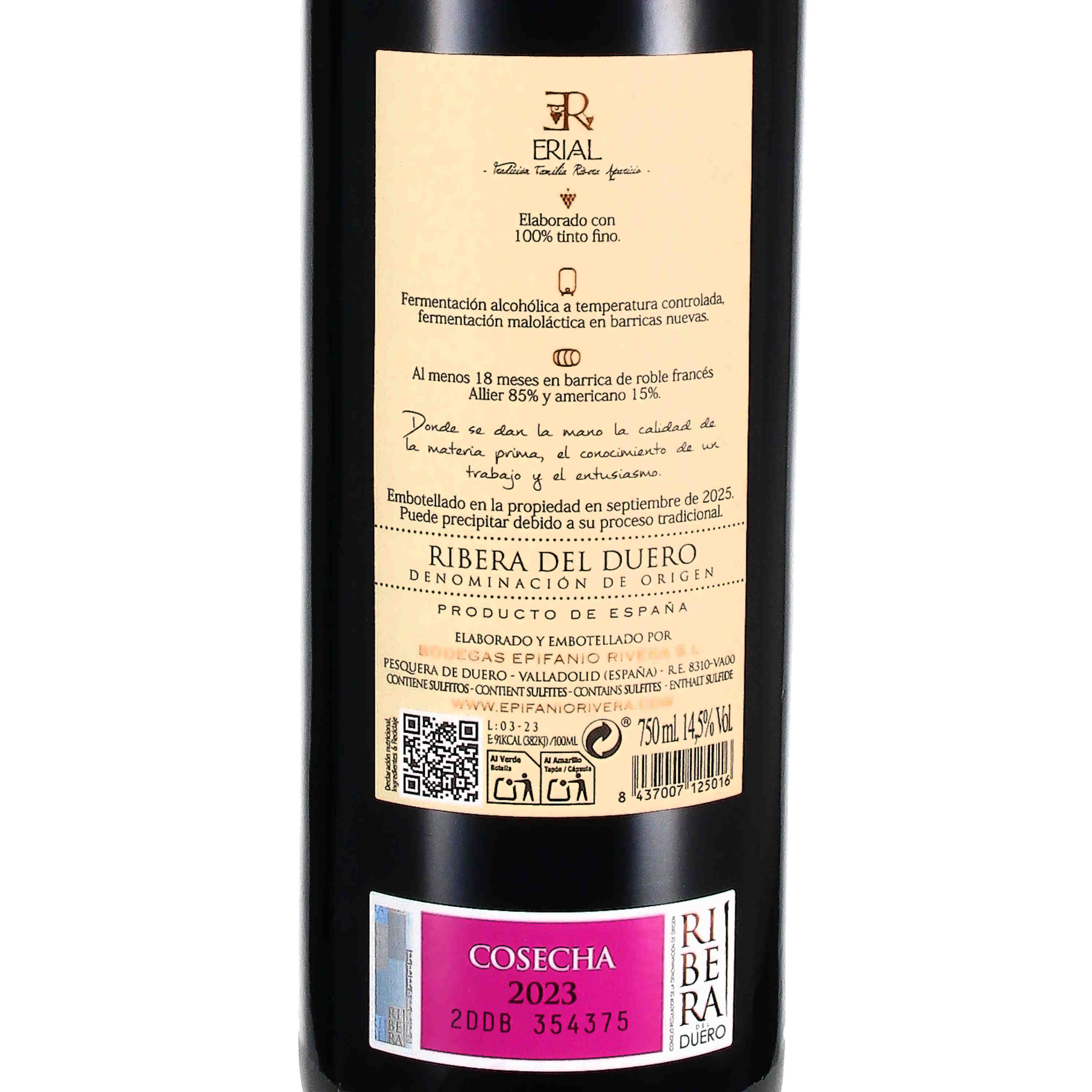 Erial TF Tradición Familiar Ribera del Duero D.O. 2023