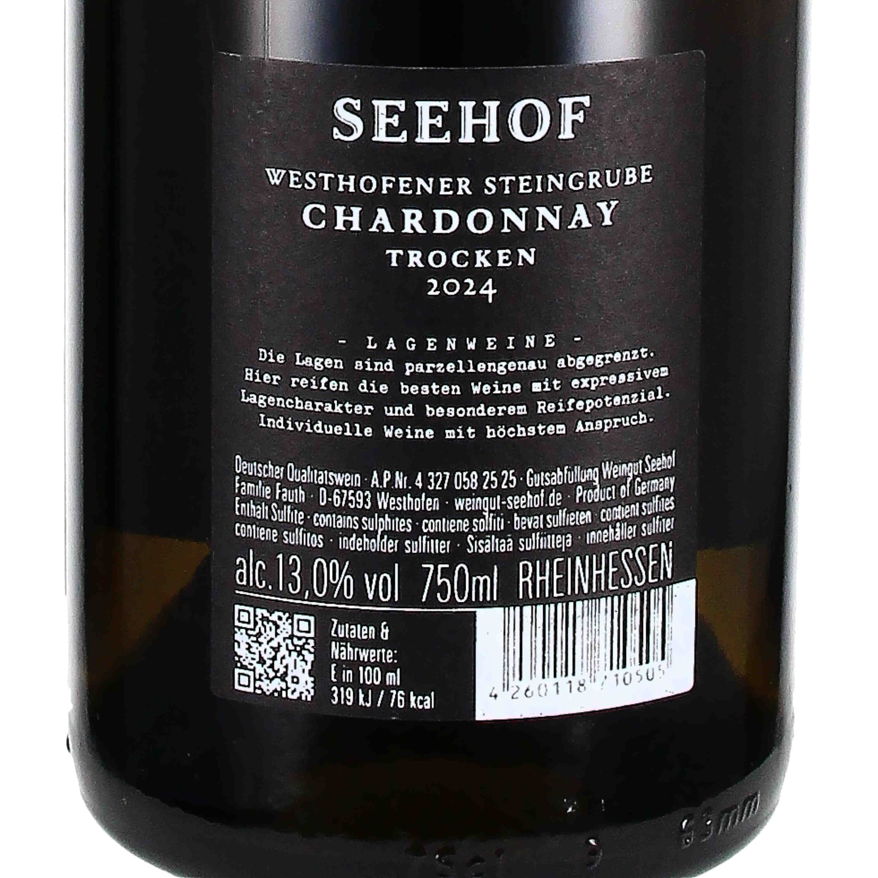 Chardonnay Westhofener Steingrube - R - trocken 2024, QW
