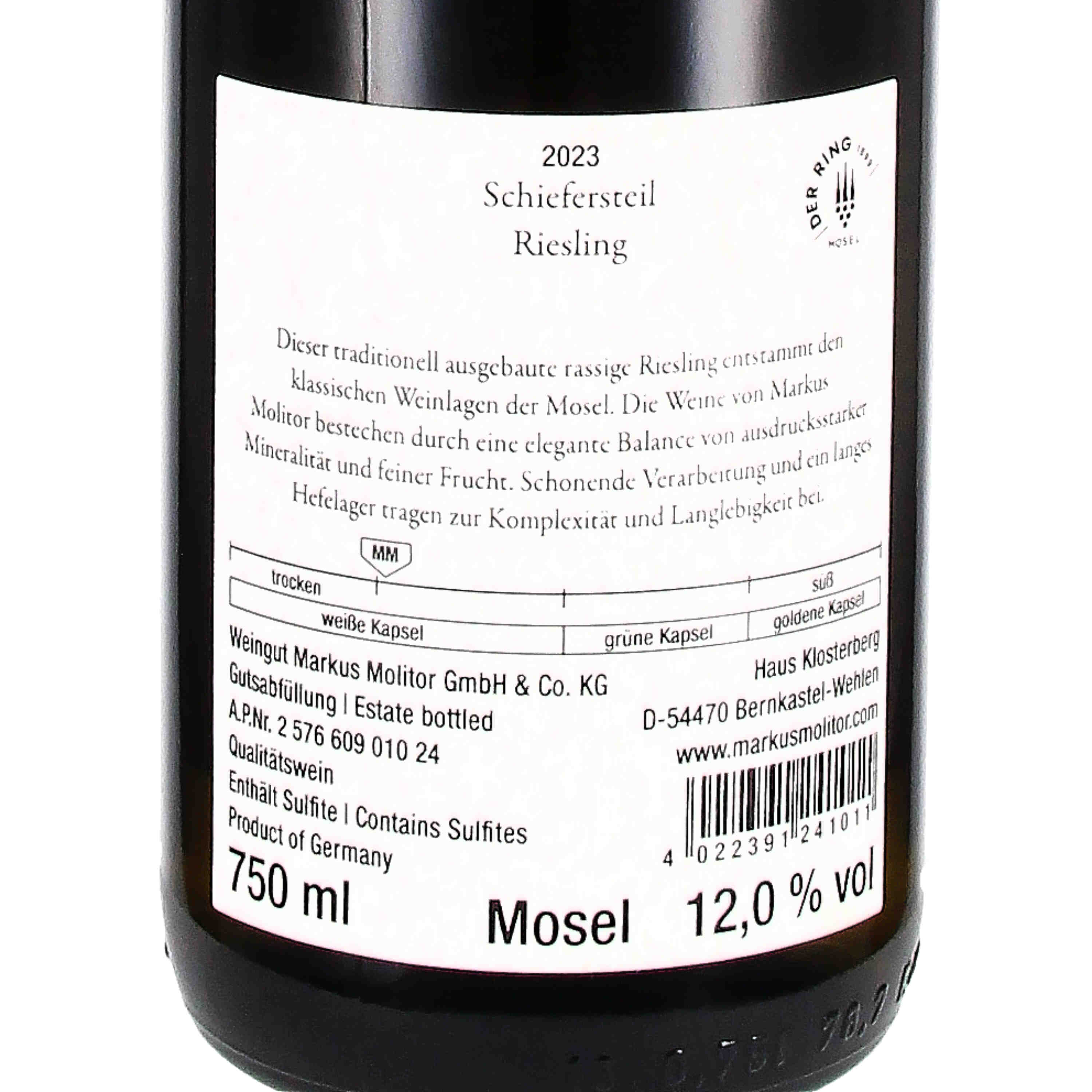 Riesling trocken "Schiefersteil" 2023