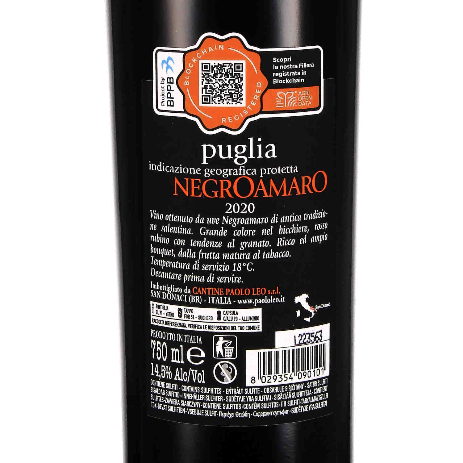 Orfeo Negroamaro Puglia IGP 2020