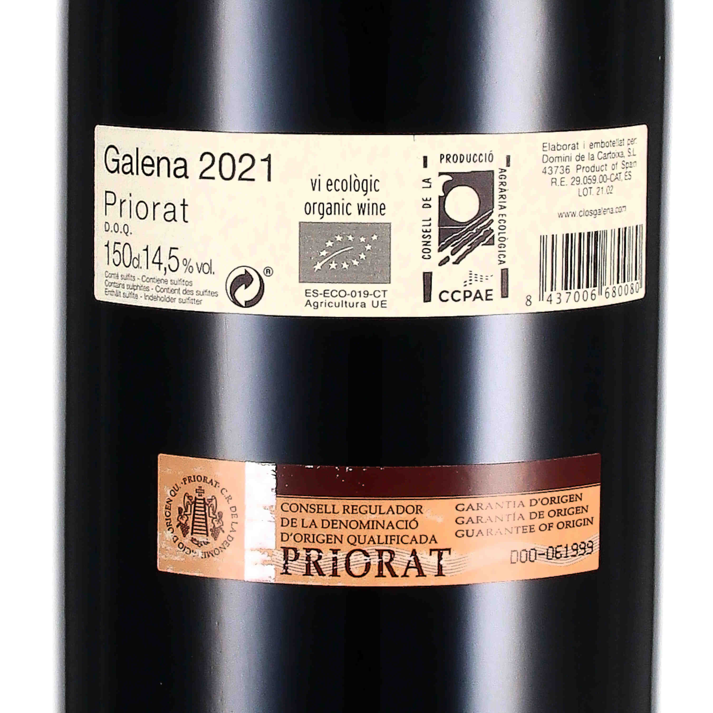 Galena Priorat D.O.Q. 2021 (bio) - Magnum