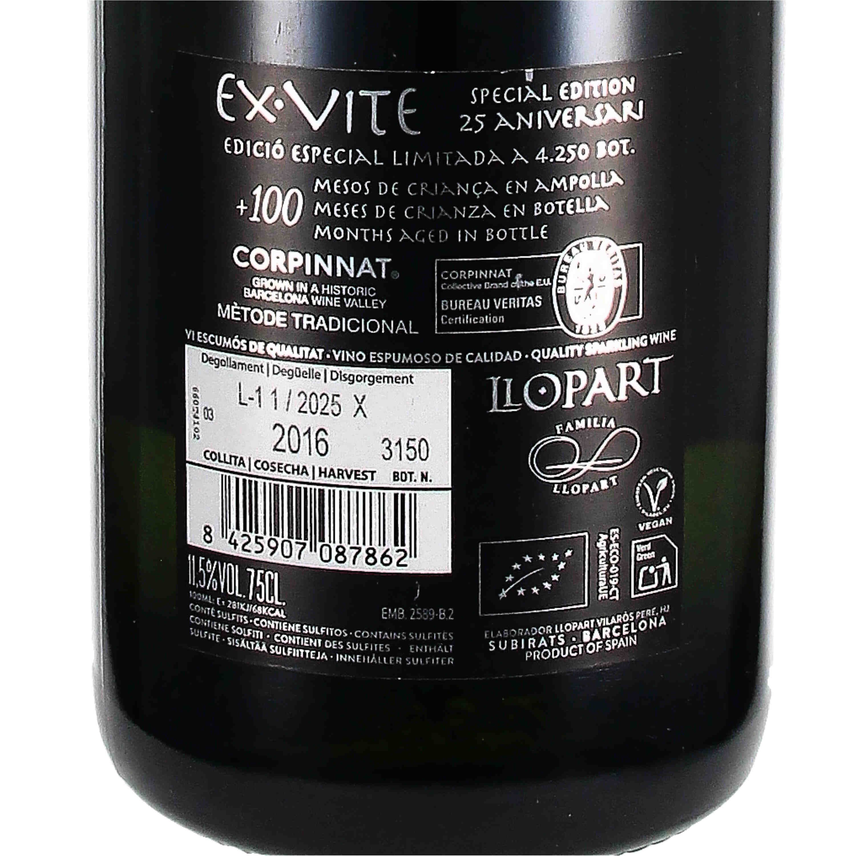 Corpinnat brut "Ex Vite" Special Edition (bio)