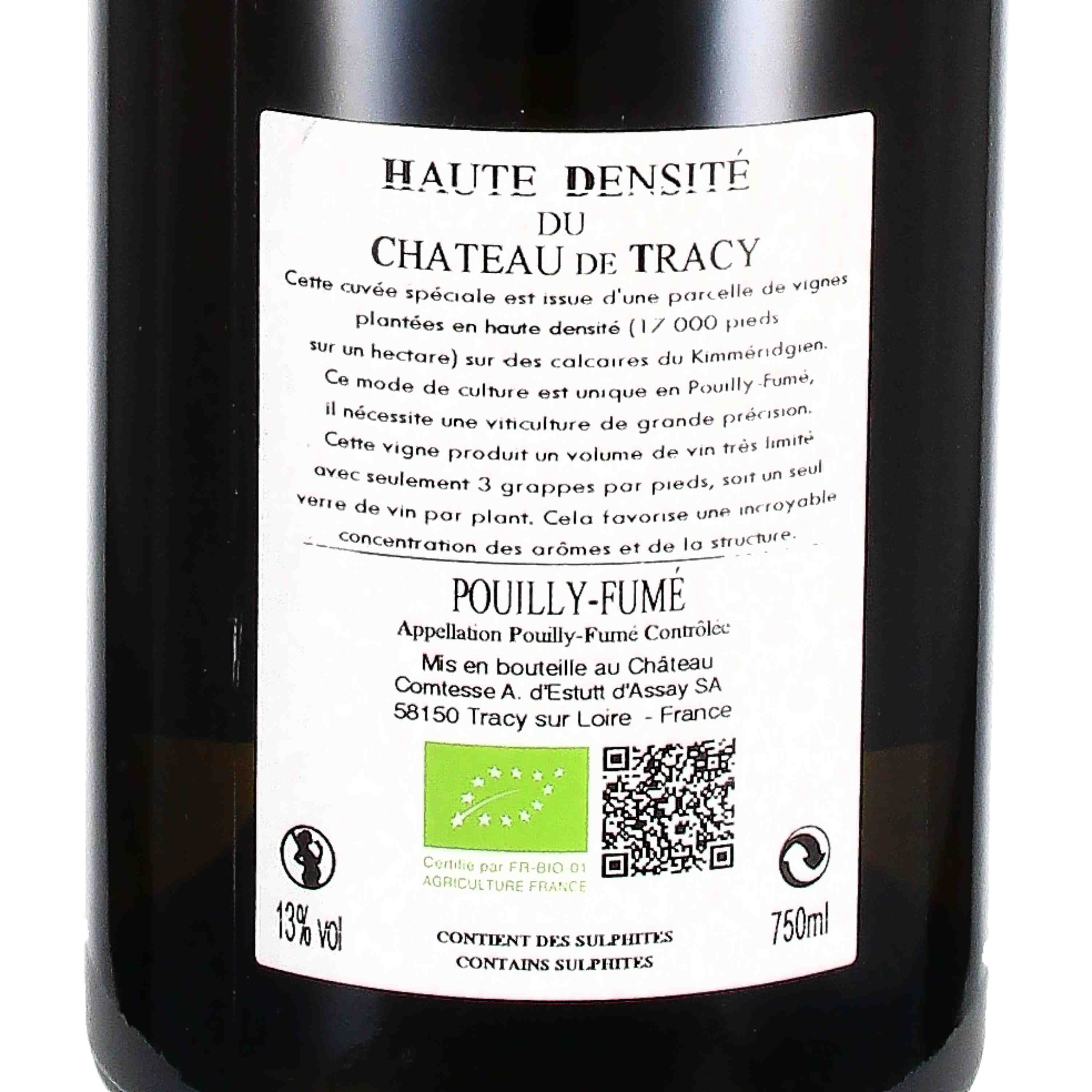 Pouilly Fumé AOC Haute Densité du Château de Tracy 2023 (bio)