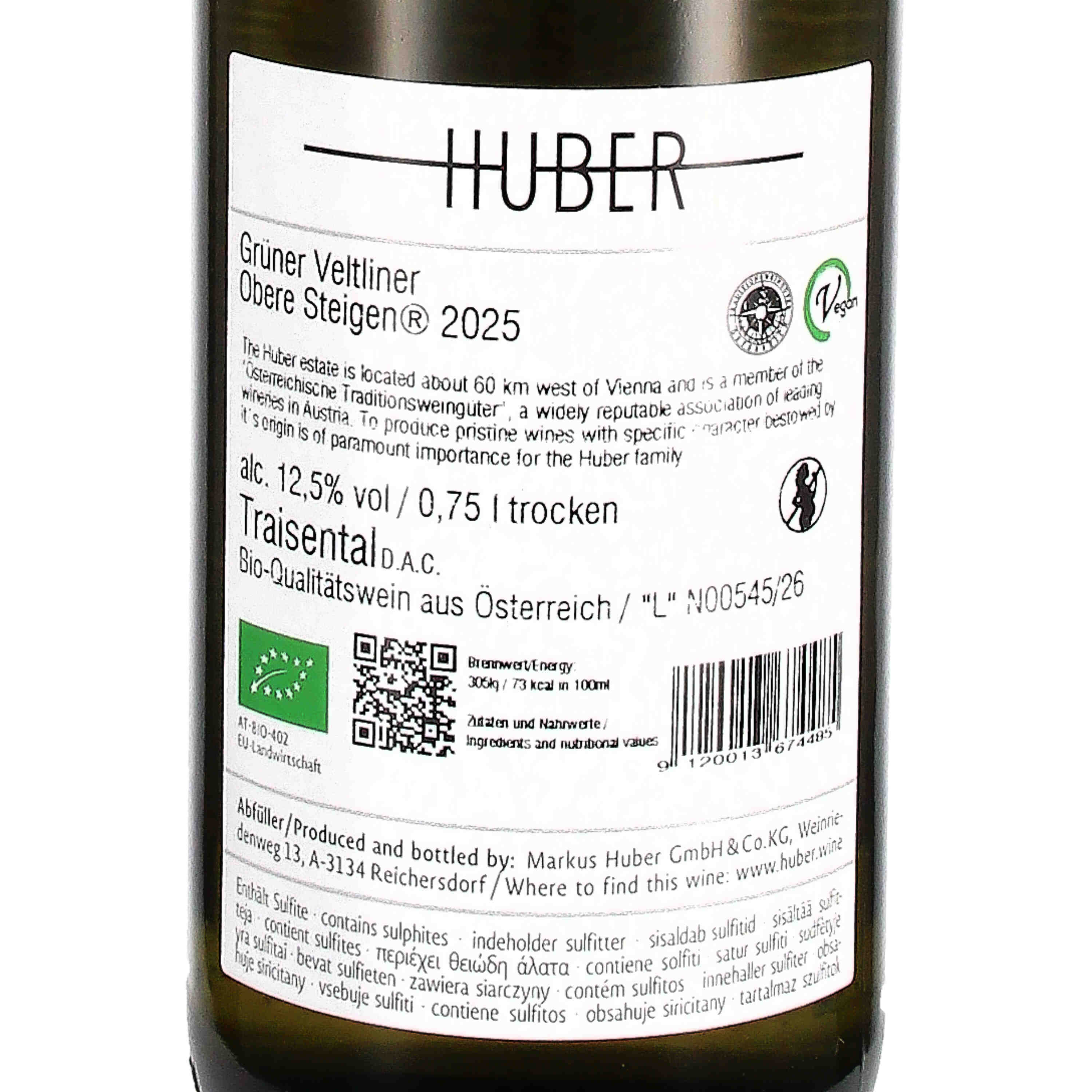 Grüner Veltliner "Obere Steigen" Traisental D.A.C. 2025 (bio)