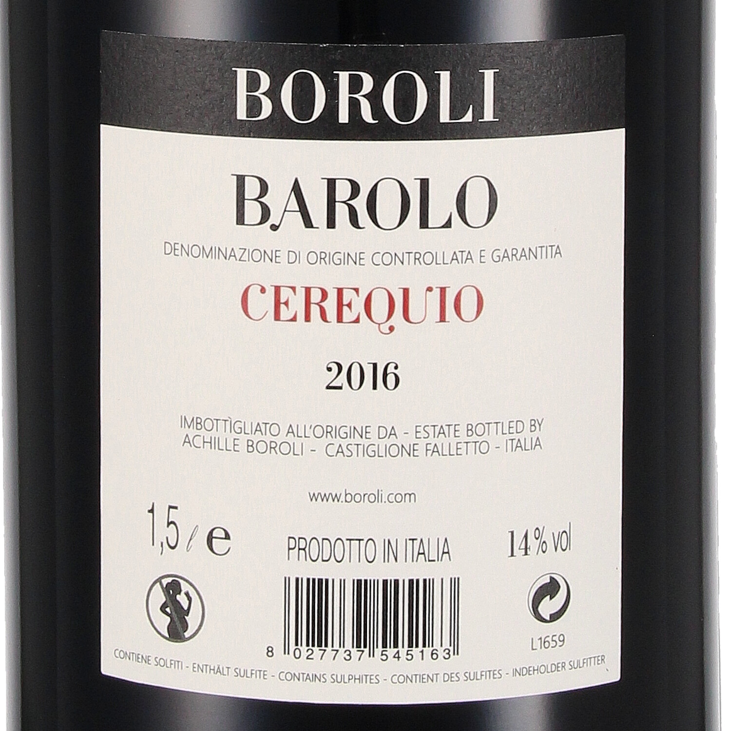 Barolo Cerequio  DOCG 2016 - Magnum