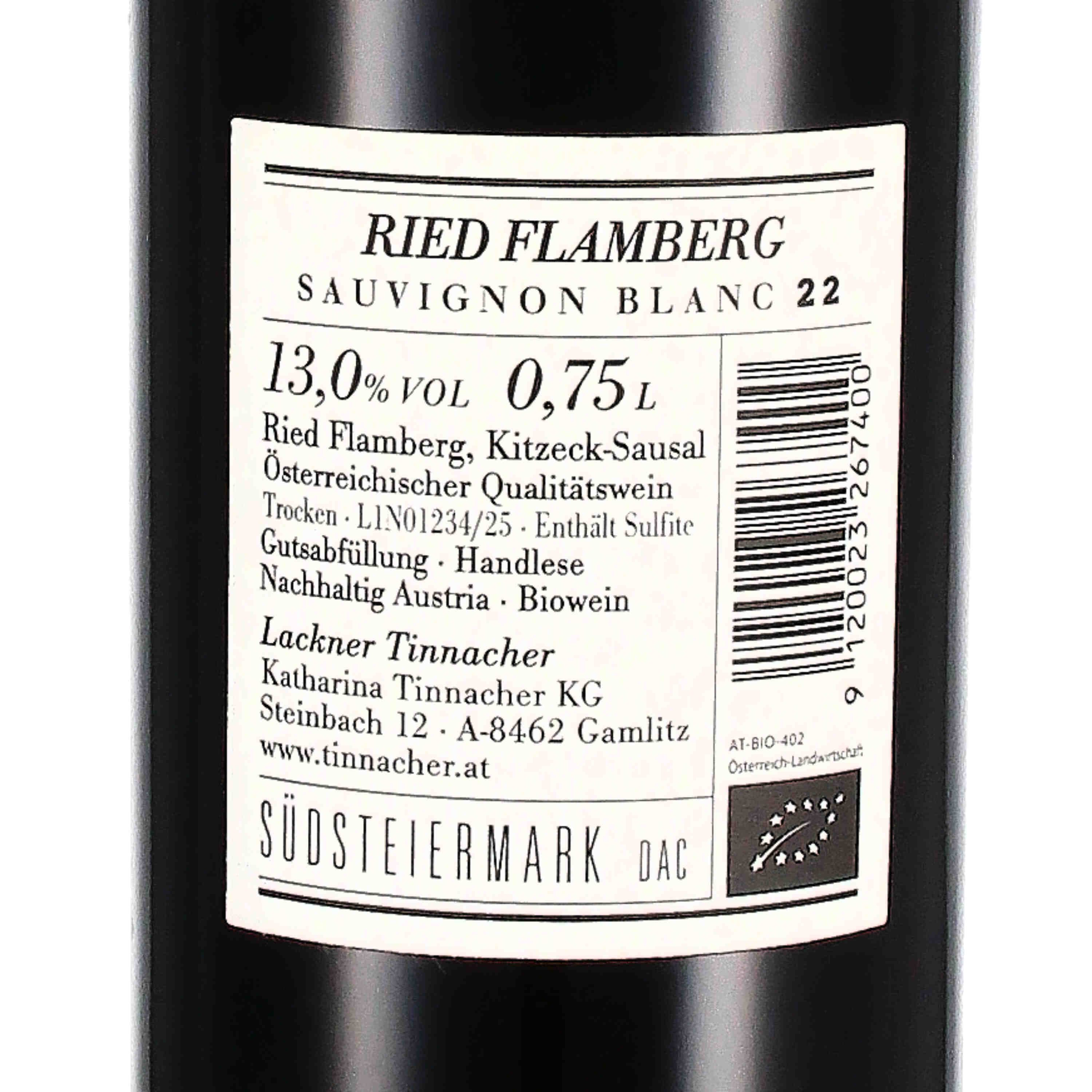 Sauvignon Blanc "Flamberg" Große STK Lage 2022 (bio)