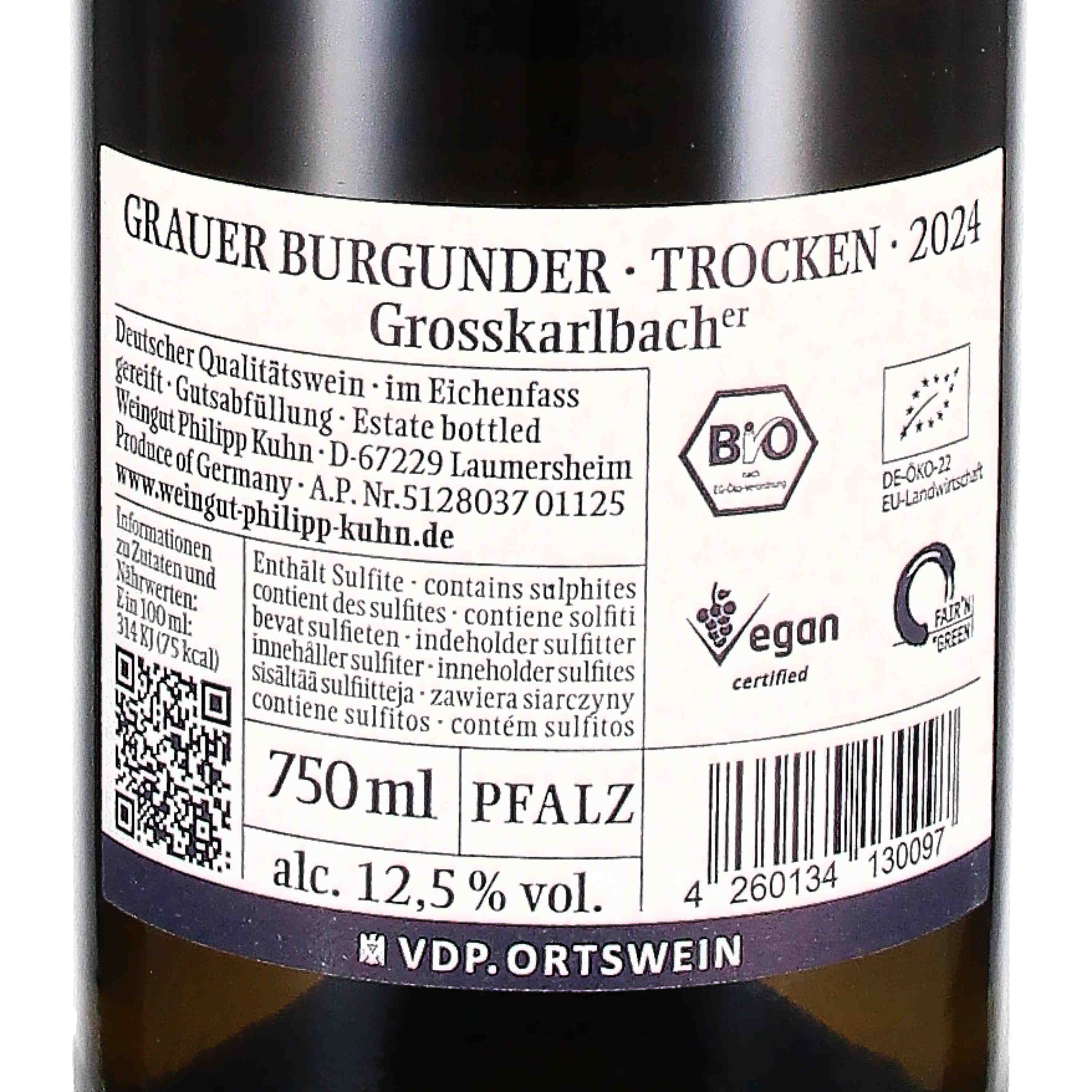 Grauer Burgunder "Vom Löss" VDP.Ortswein 2024 (bio)