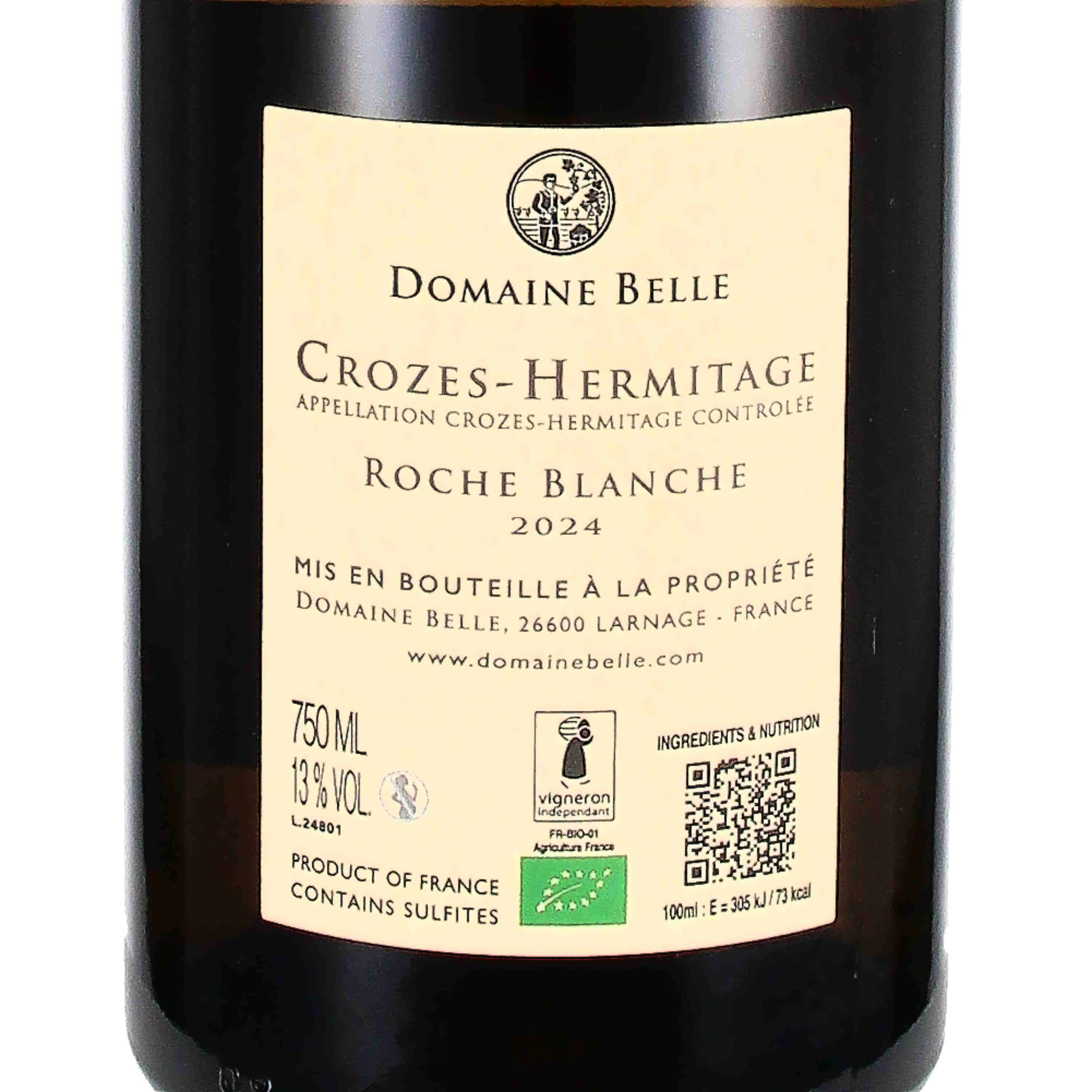 Crozes Hermitage Roche Blanche 2024 (bio)