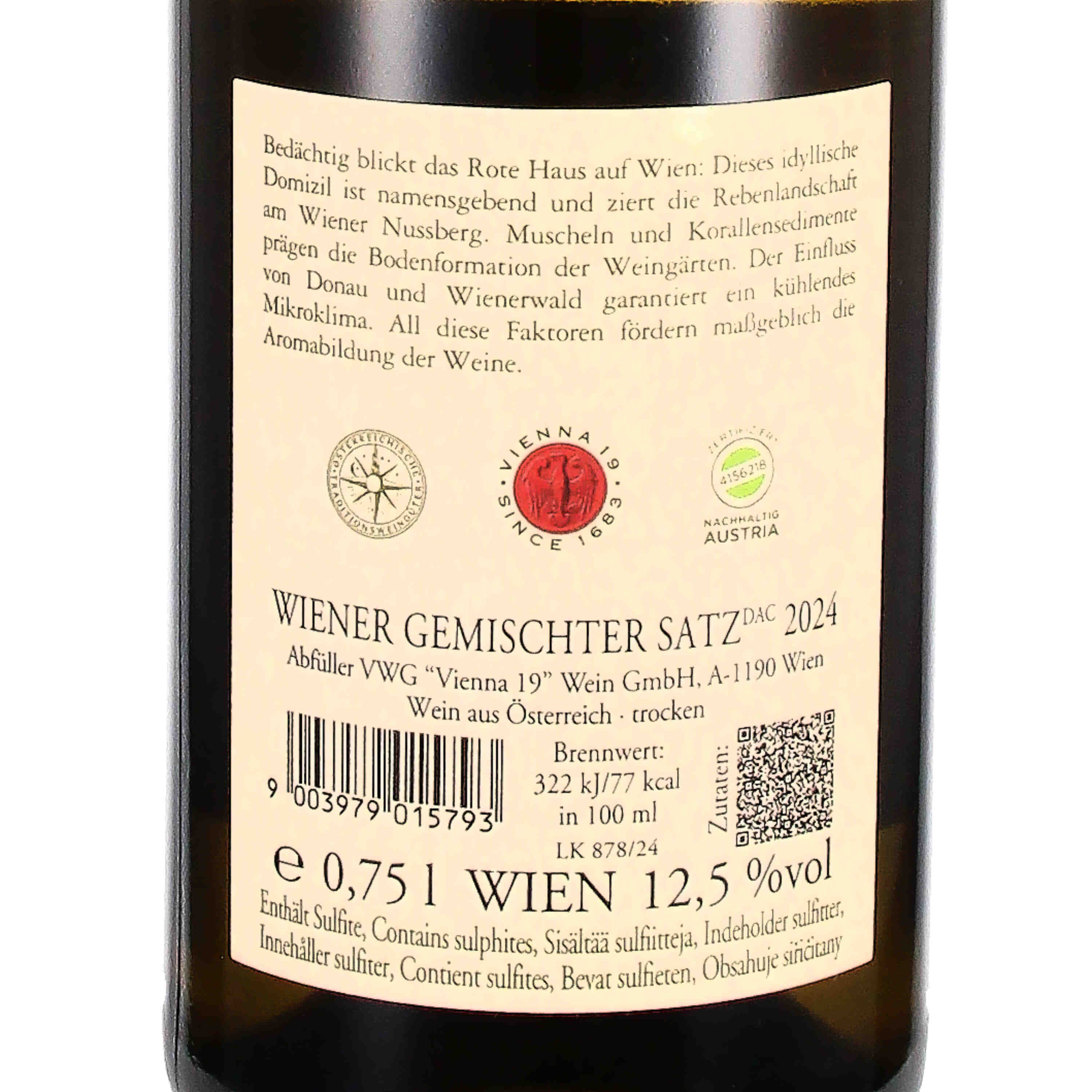 Wiener Gemischter Satz Rotes Haus 2024