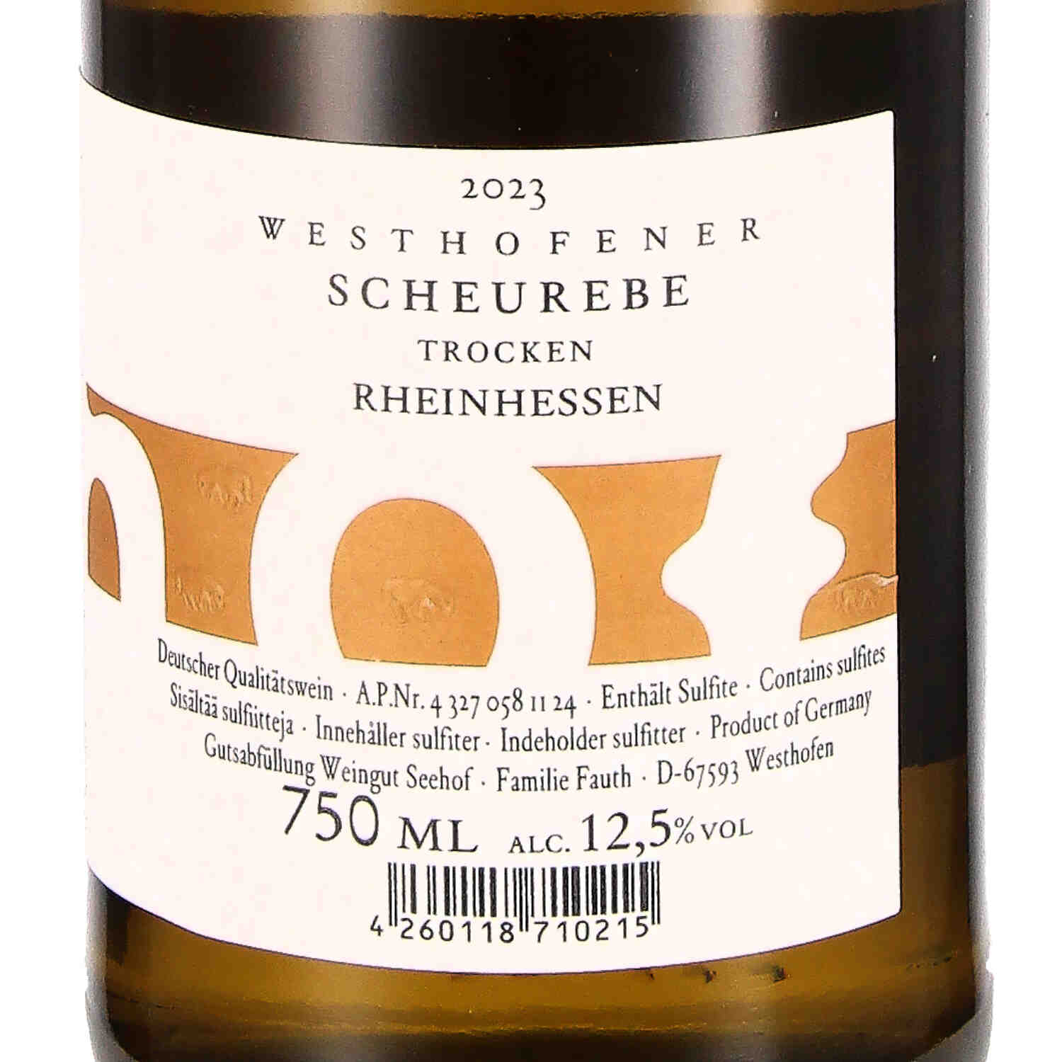 Scheurebe vom Kalkstein trocken 2023, Qw