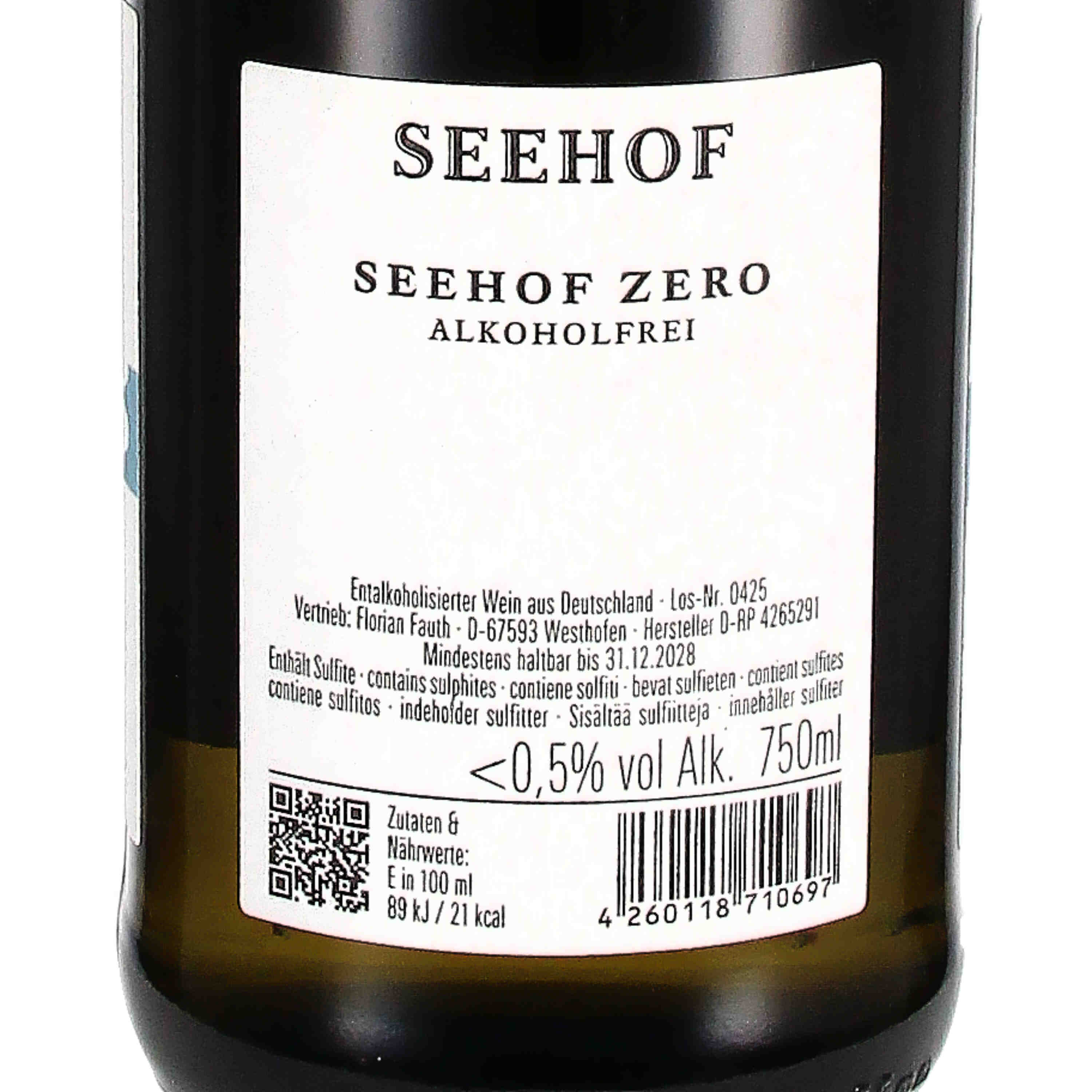 Seehof Zero - Alkoholfrei - 2025