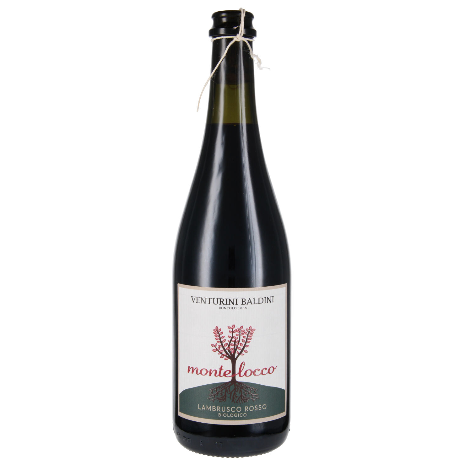 Montelocco Lambrusco frizzante Rosso semi-secco IGP Emilia ( (bio))