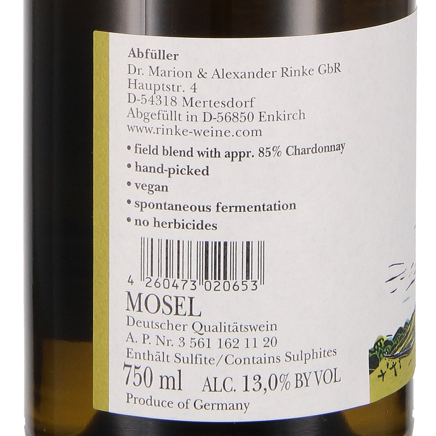 Langsurer Brüderberg Gemischter Satz Muschelkalk - Patience  QW 2018