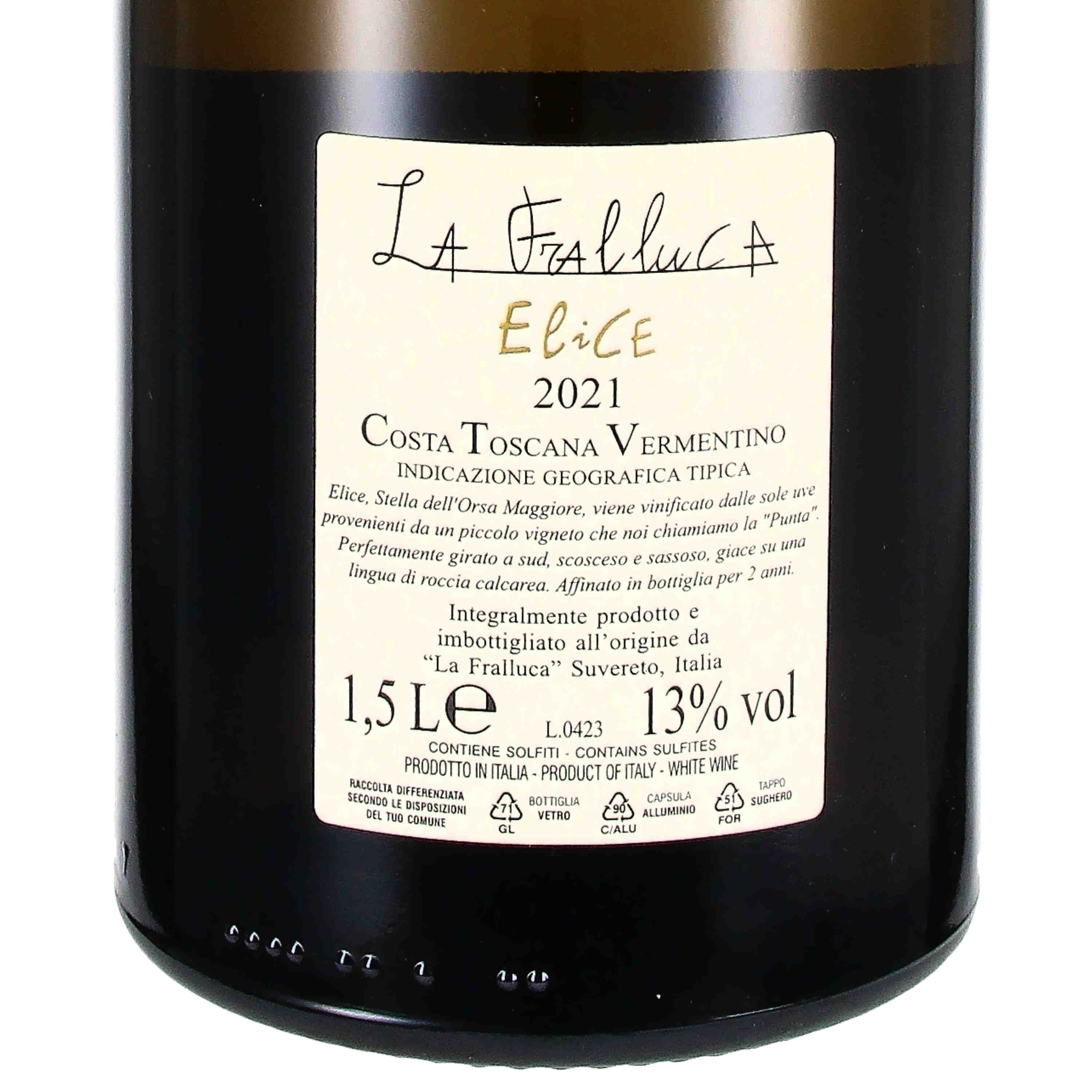 Fralluca Vermtino Costa Toscana IGT Elice 2021 - Magnum