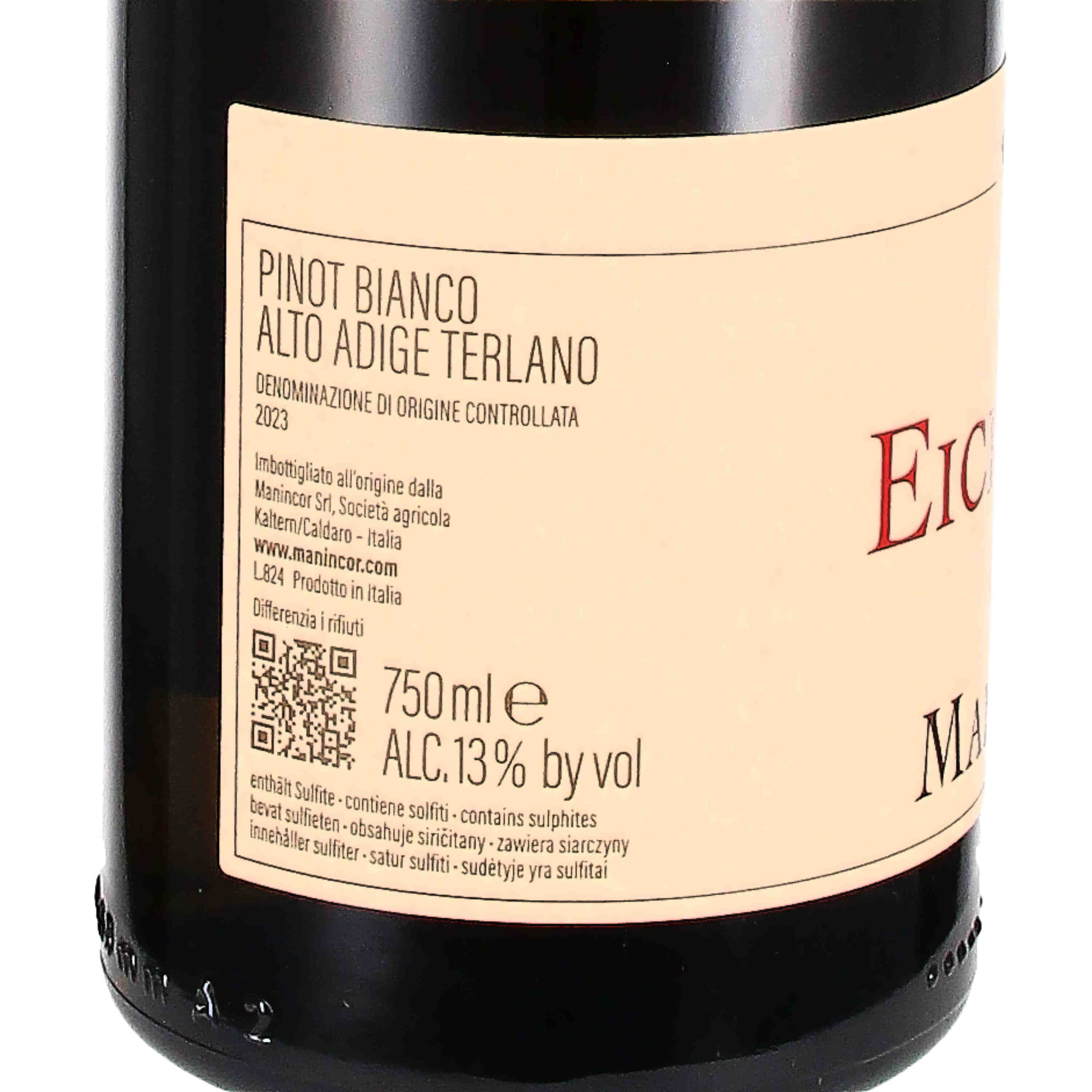 Pinot Bianco Terlan DOC Eichhorn 2023  (Bio)