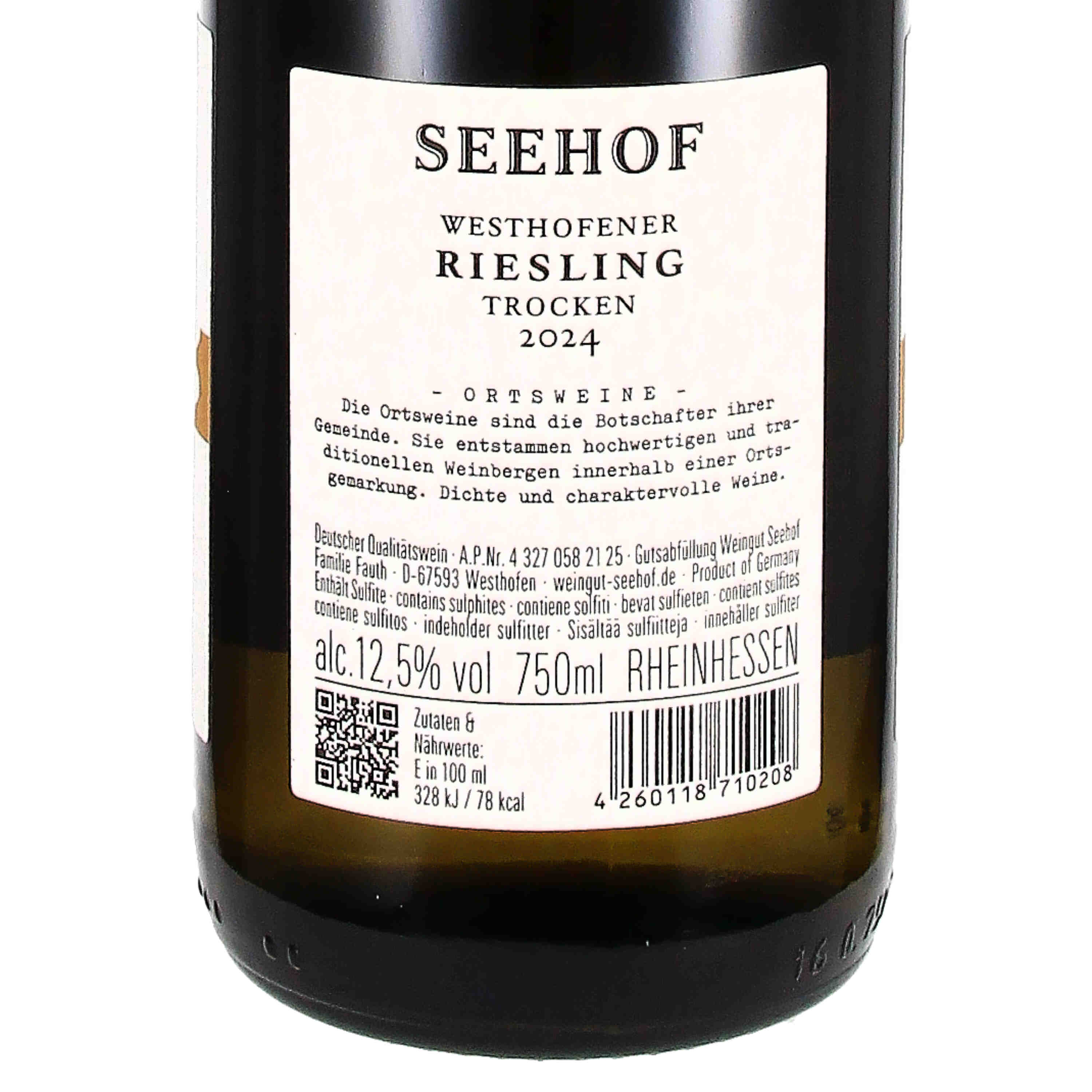 Riesling "Vom Kalkstein" trocken 2024