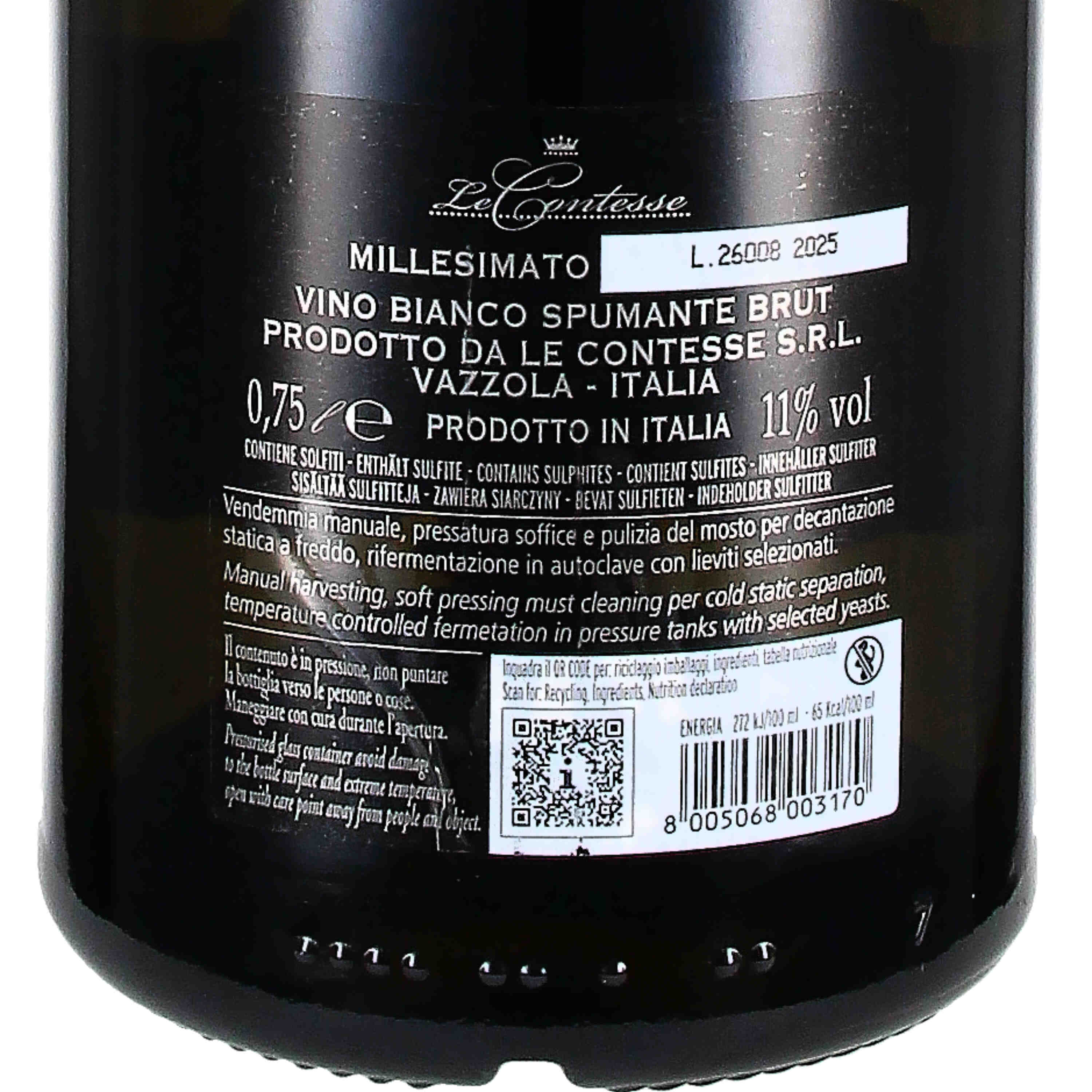 Bonny Spumante Brut Millesimato 2025