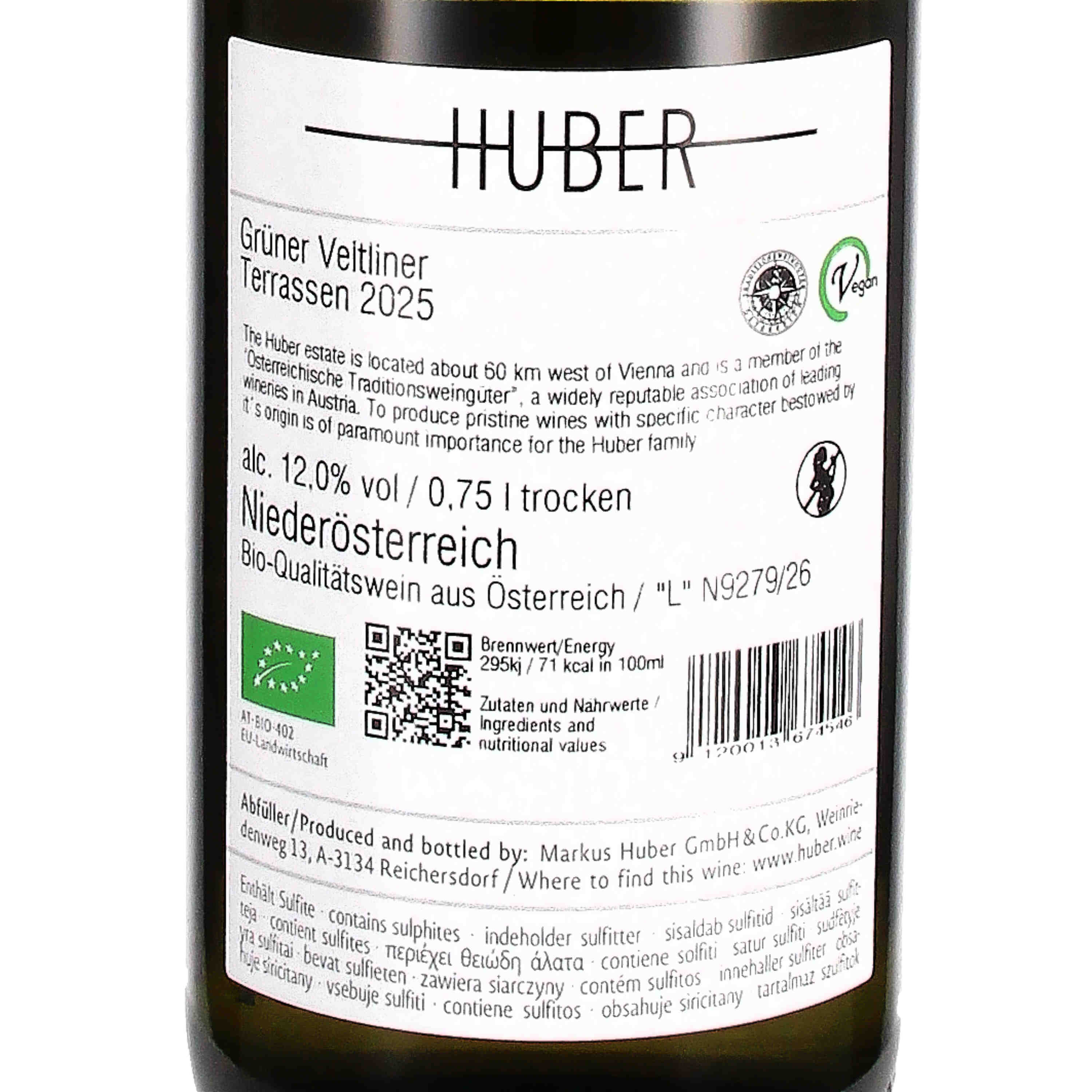 Grüner Veltliner "Terrassen" Traisental DAC 2025  (bio)
