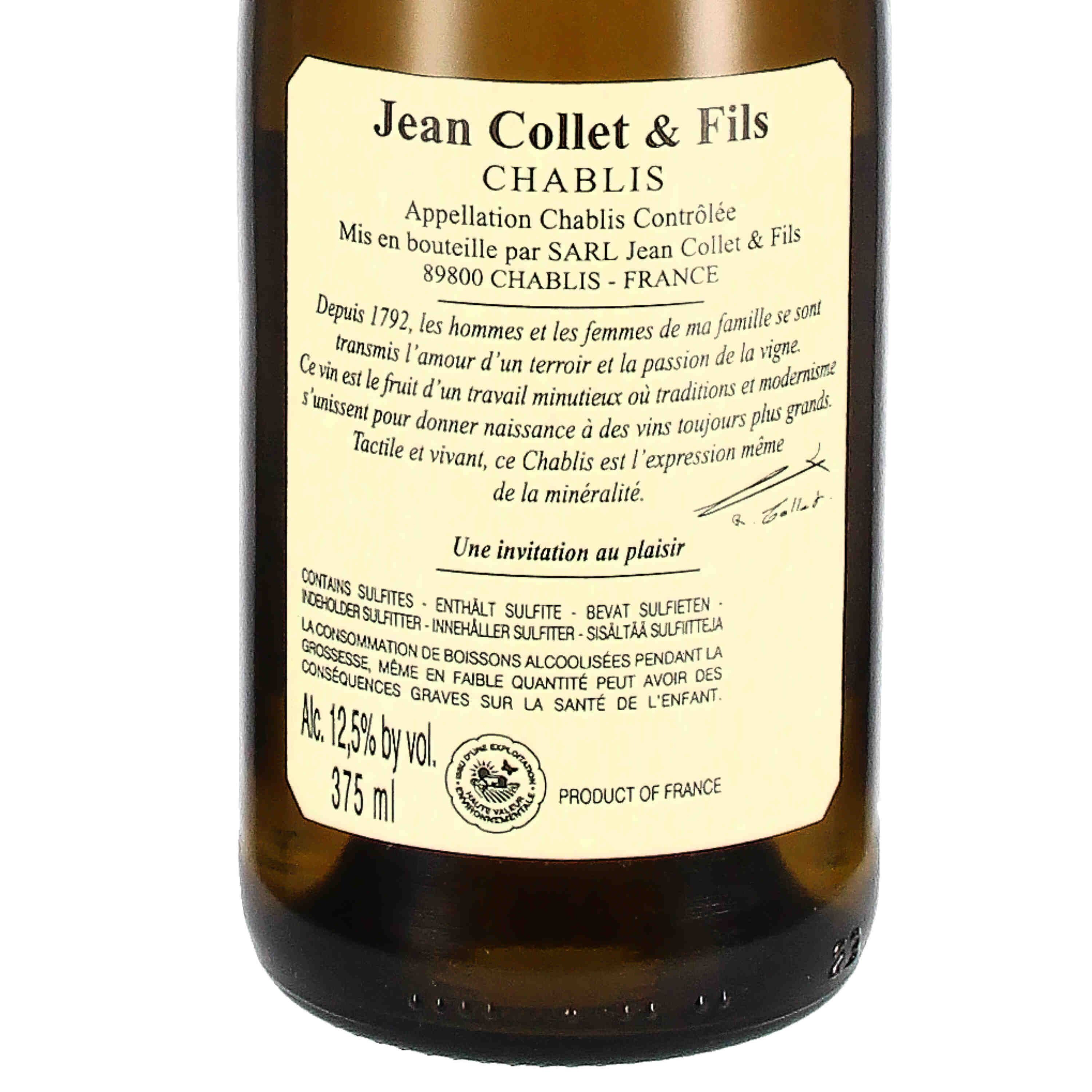 Chablis AC 2023 -halbe Flasche