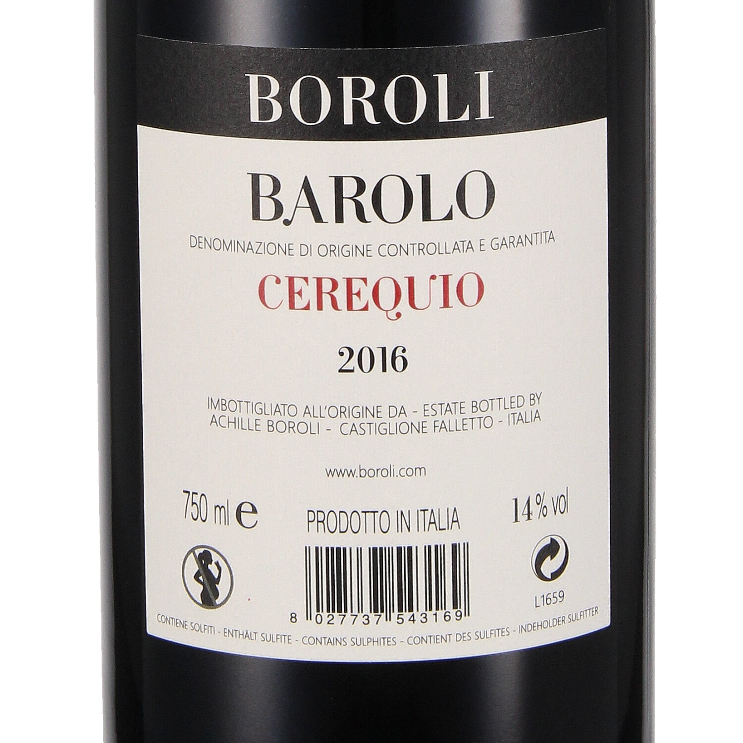 Barolo Cerequio  DOCG 2016