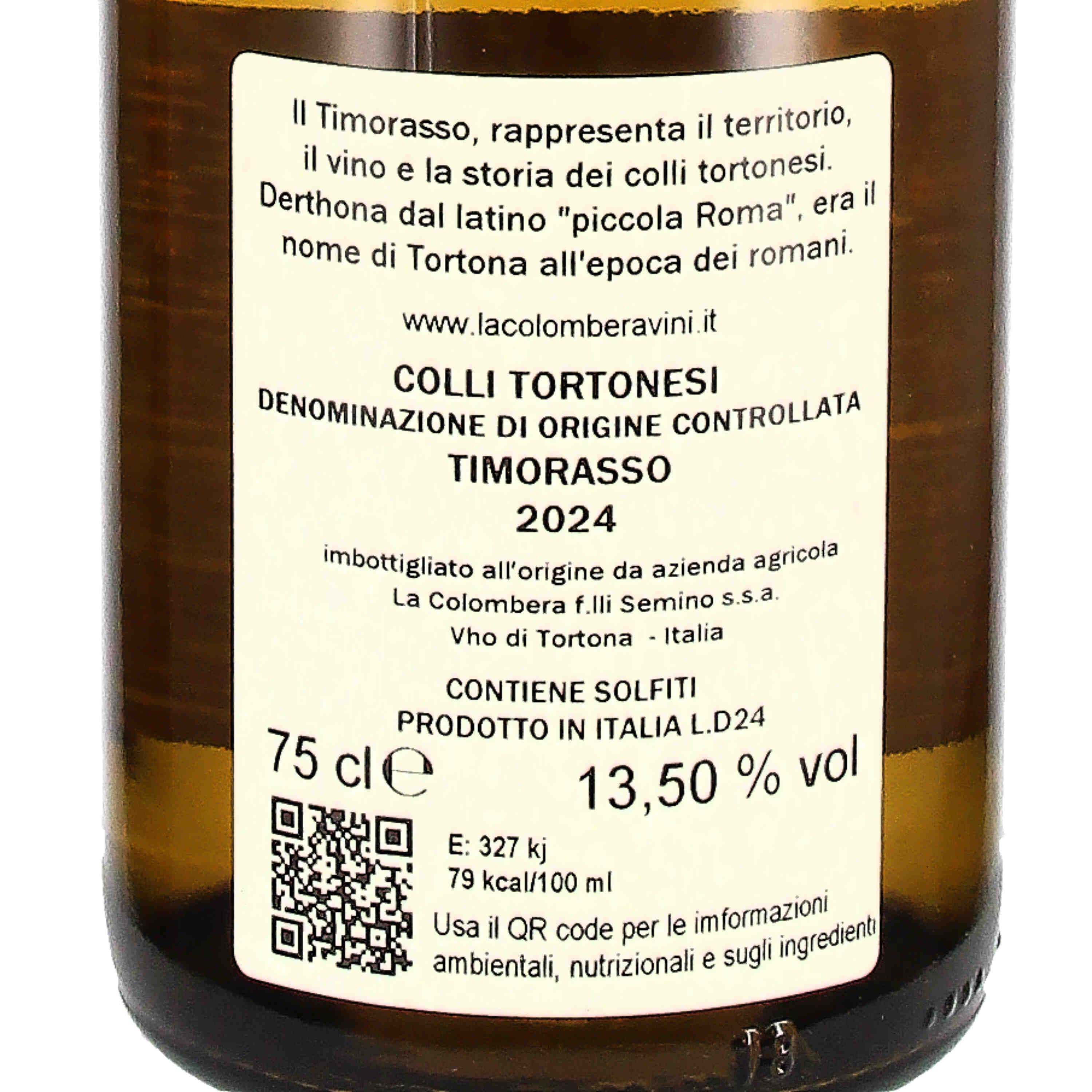 Timorasso Colli Tortonesi DOC "Derthona" 2024