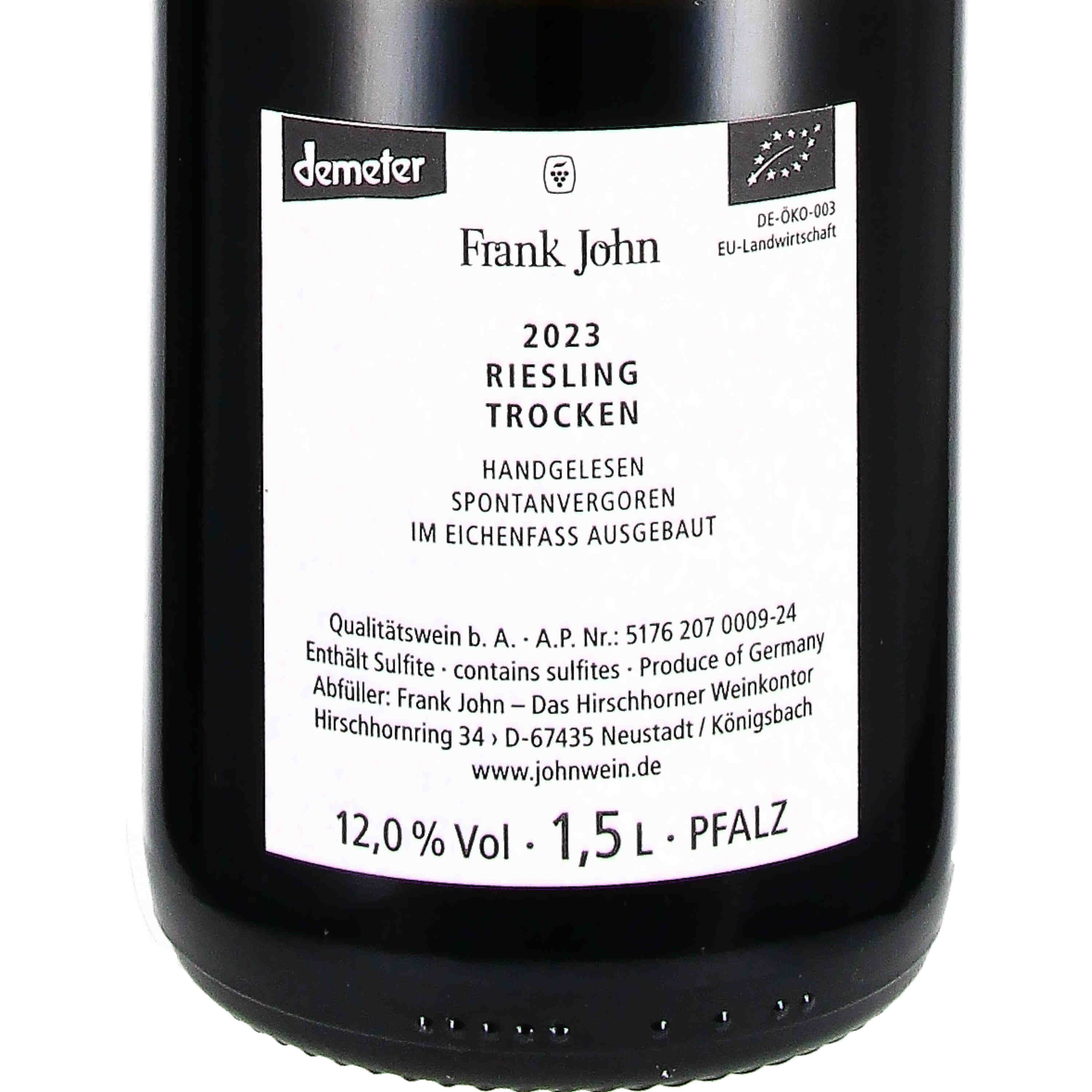 Riesling Buntsandstein 2023 - Magnum (bio)