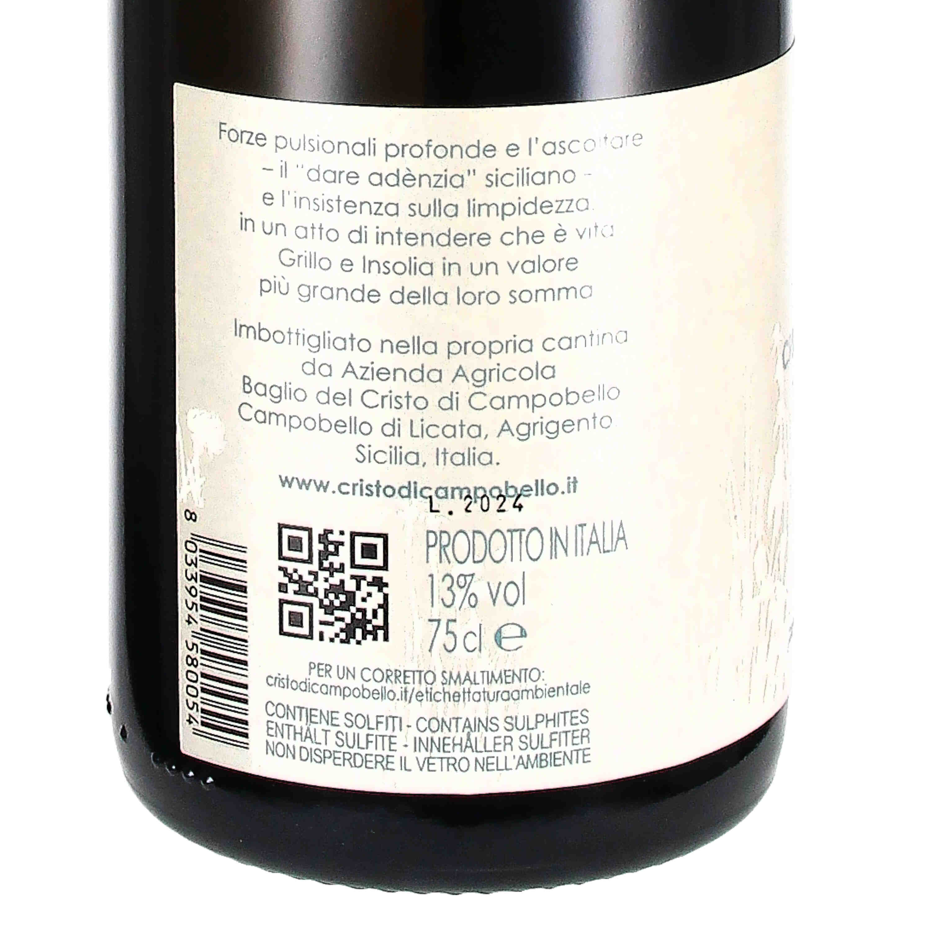 Adènzia Bianco Sicilia DOC 2023