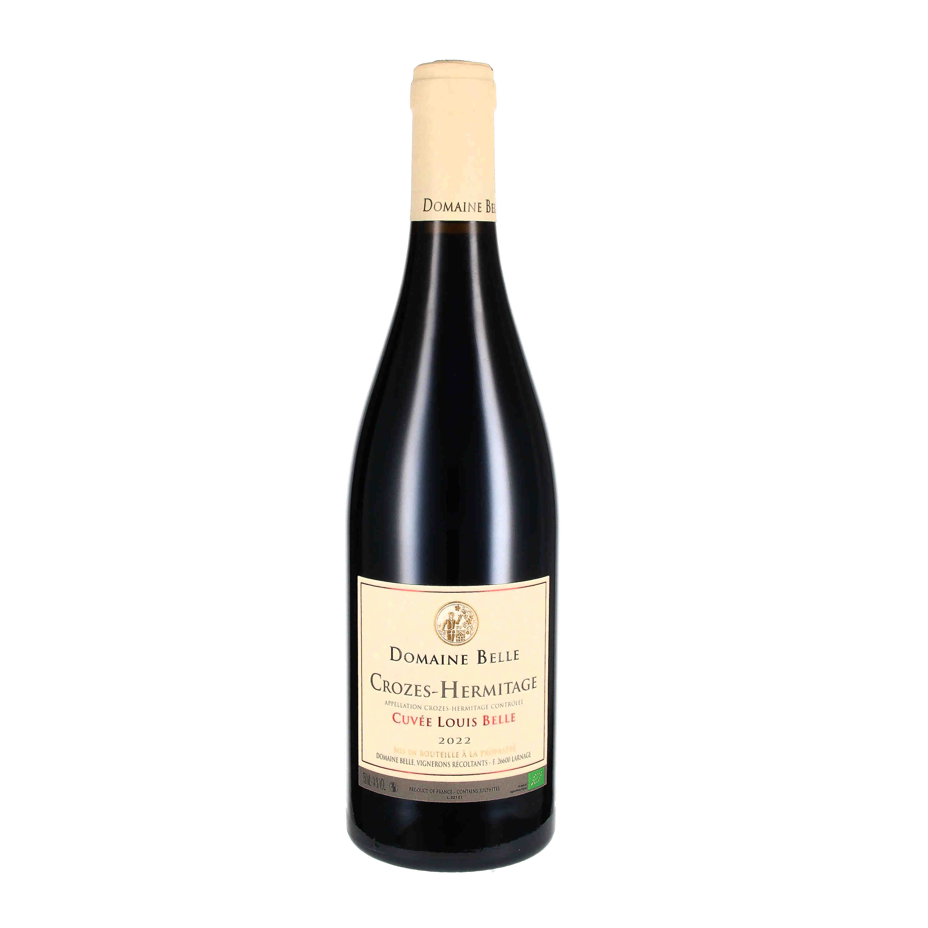 Crozes Hermitage rouge Cuvée Louis Belle 2022 (bio)