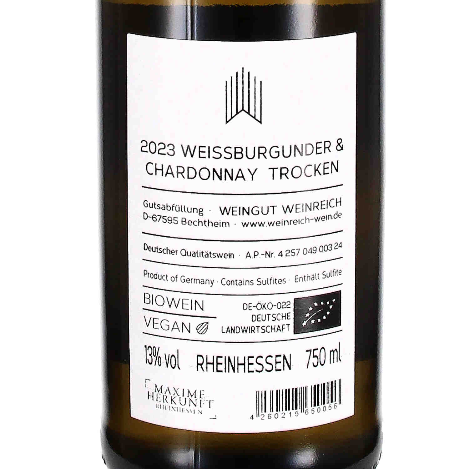 Chardonnay & Weissburgunder trocken 2023  (bio)