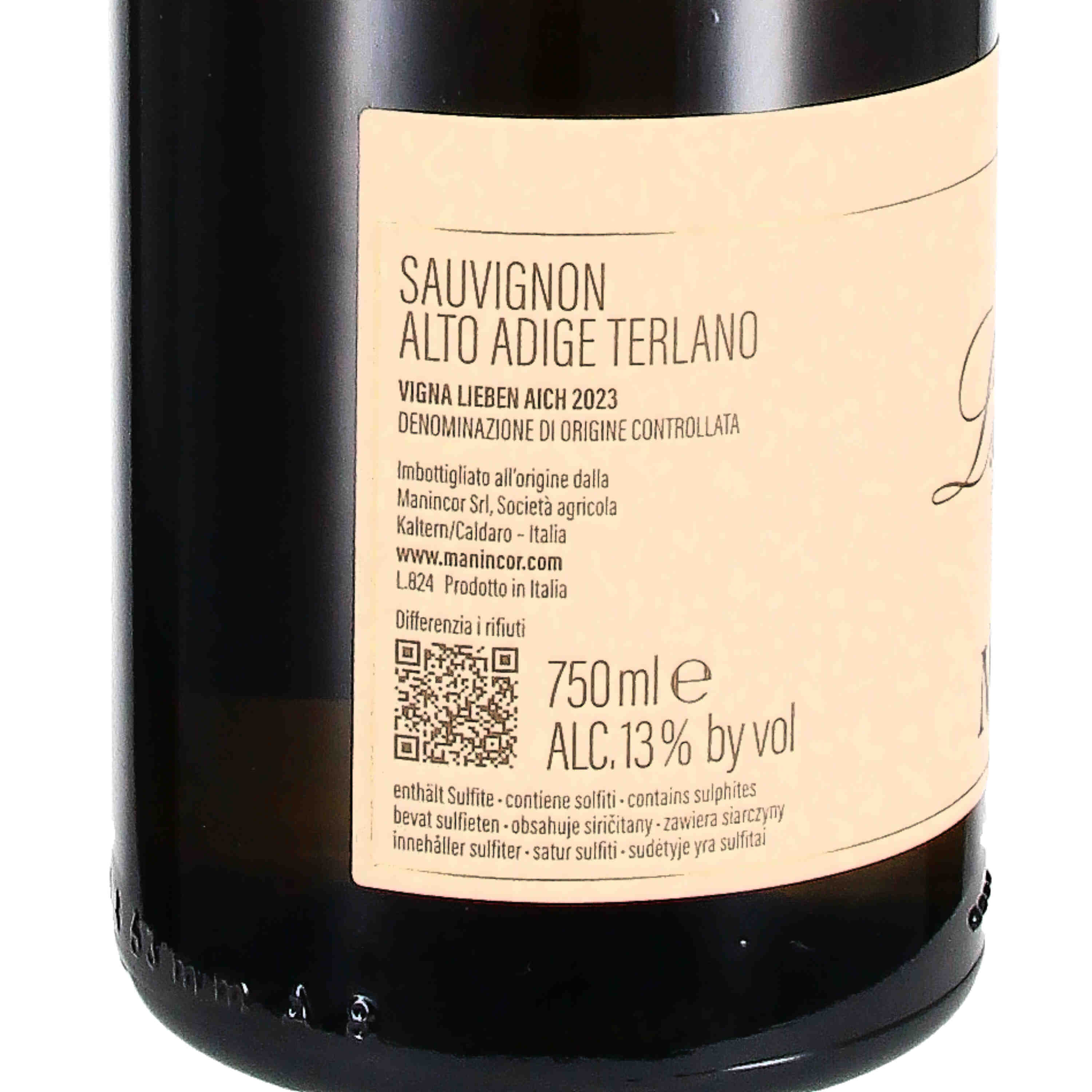 "Lieben Aich" Sauvignon Alto Adige Terlano DOC 2023 (bio)