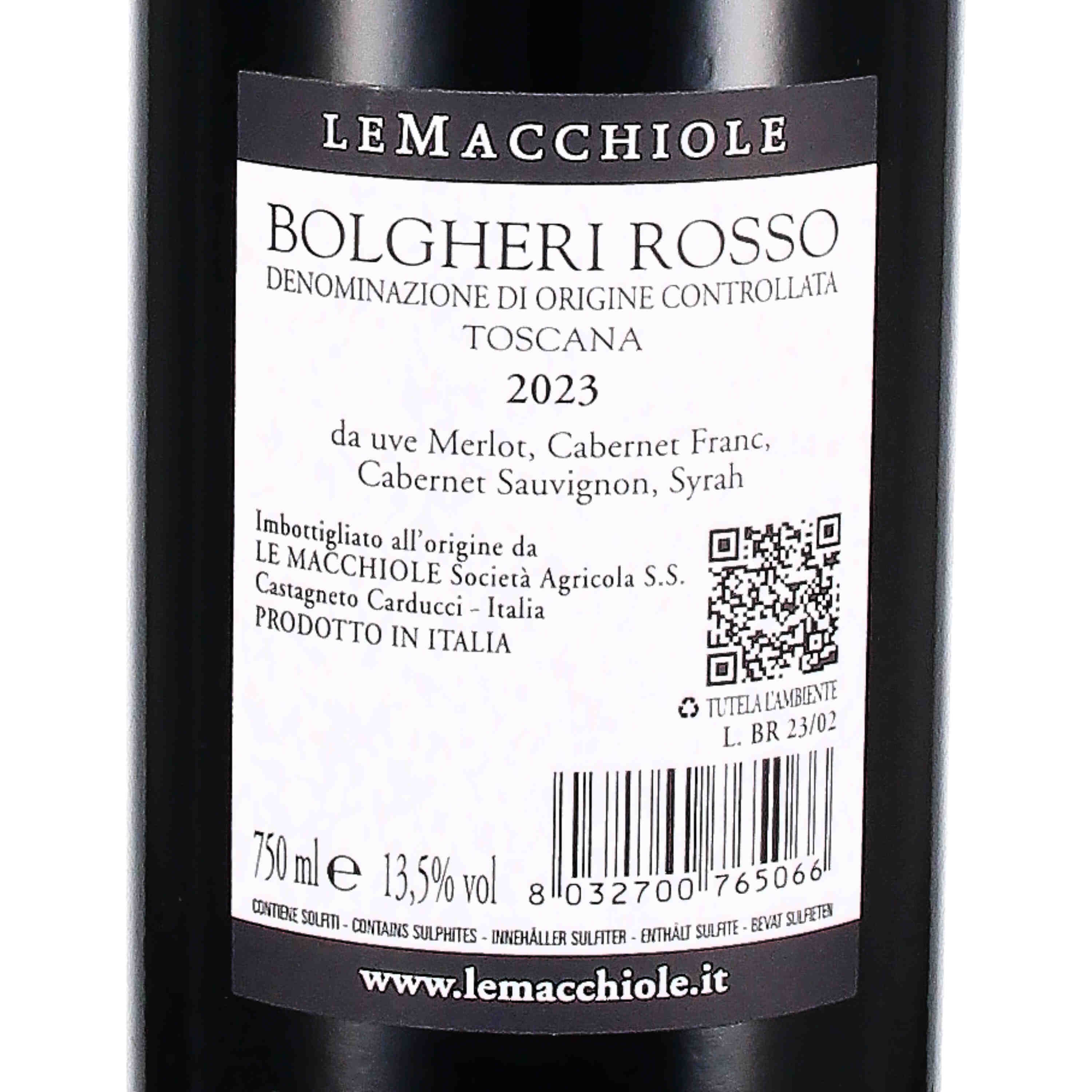Le Macchiole Bolgheri Rosso DOC 2023