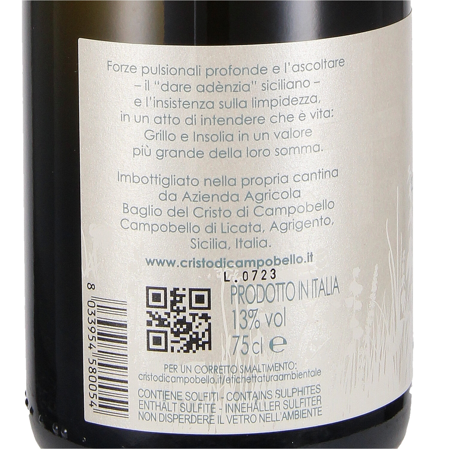 Adènzia Bianco Sicilia DOC 2022
