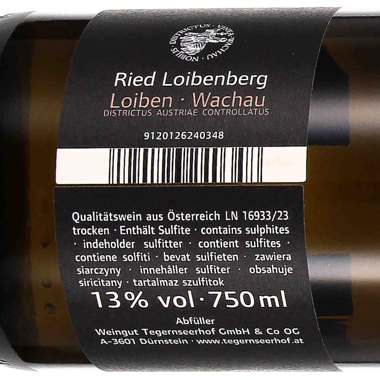 Grüner Veltliner Smaragd Loibenberg 2022, Qw